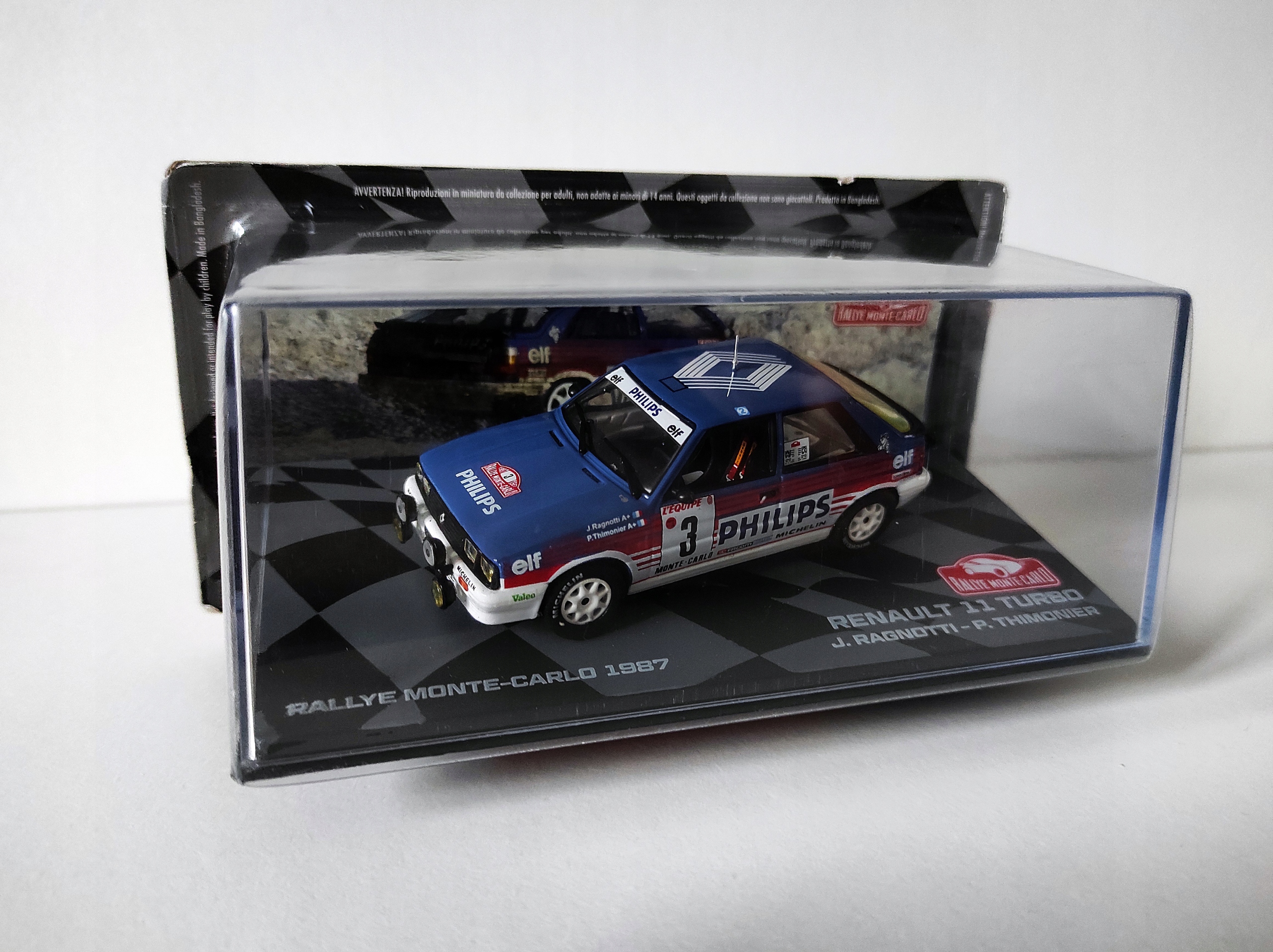Renault 11 Turbo Rally Monte Carlo (1987) J. Ragnotti P.Thimonier 1:43