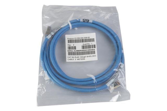 Emc Cat 6A RJ45 kabel 10GigE Stíněný 2M 038-004-309-00