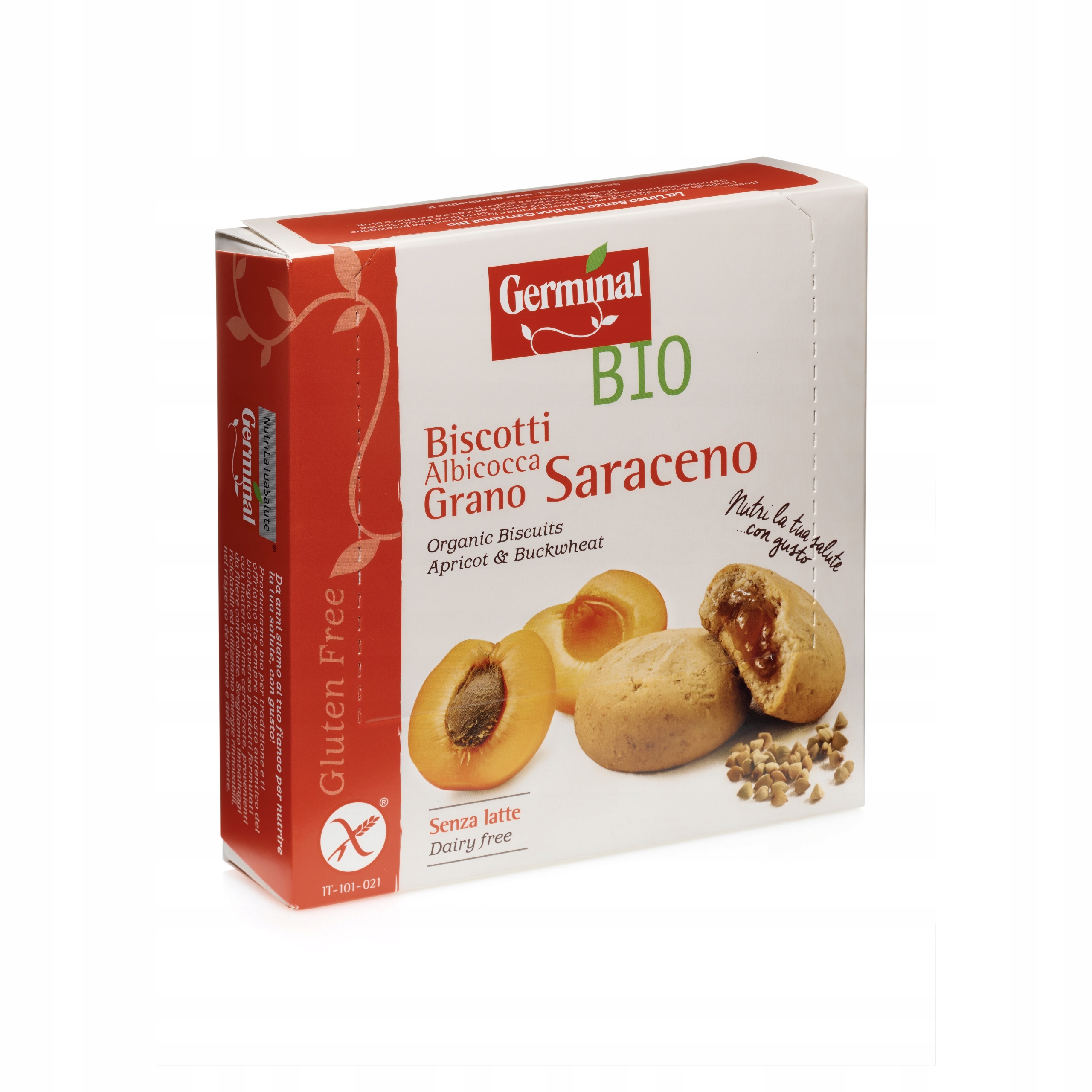 BEZGLUTENOWE ORGANICZNE CIASTECZKA GRYCZANE Z MORELĄ BIO GERMINAL