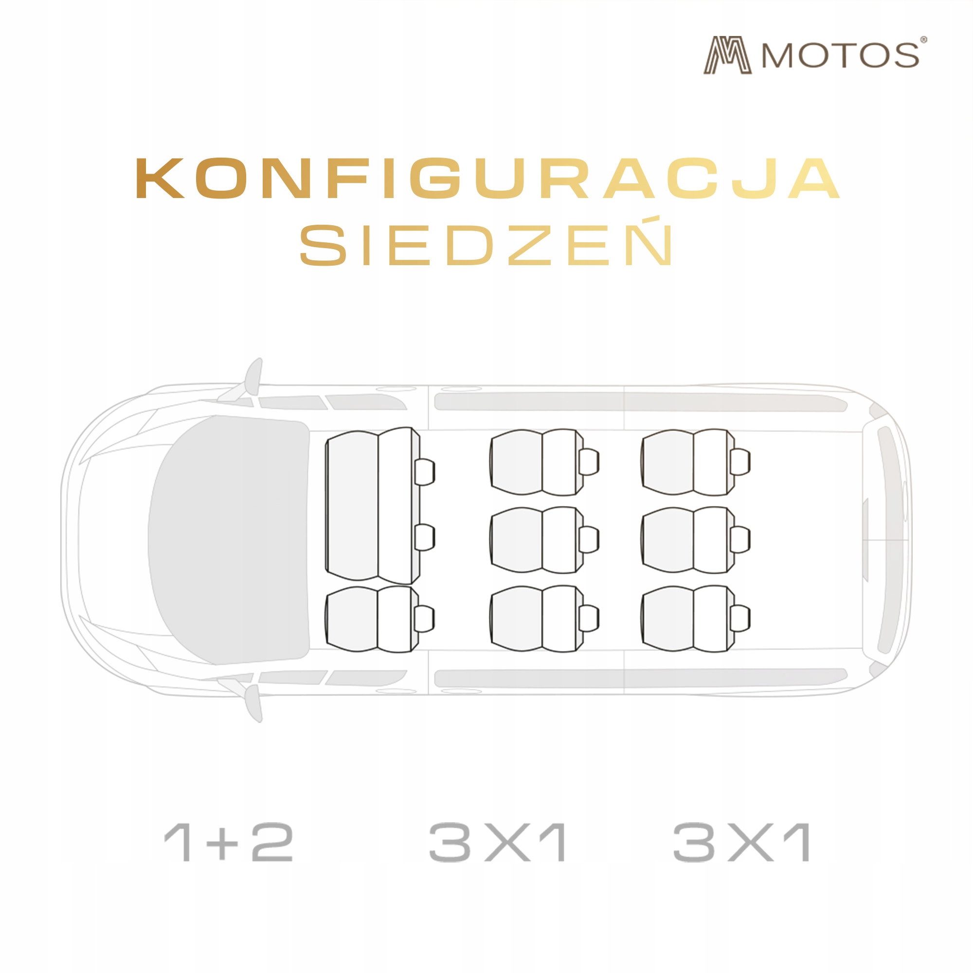 Pokrowiec do Opel Vivaro I A 2001-2014 9 osobowy Producent Auto-dekor