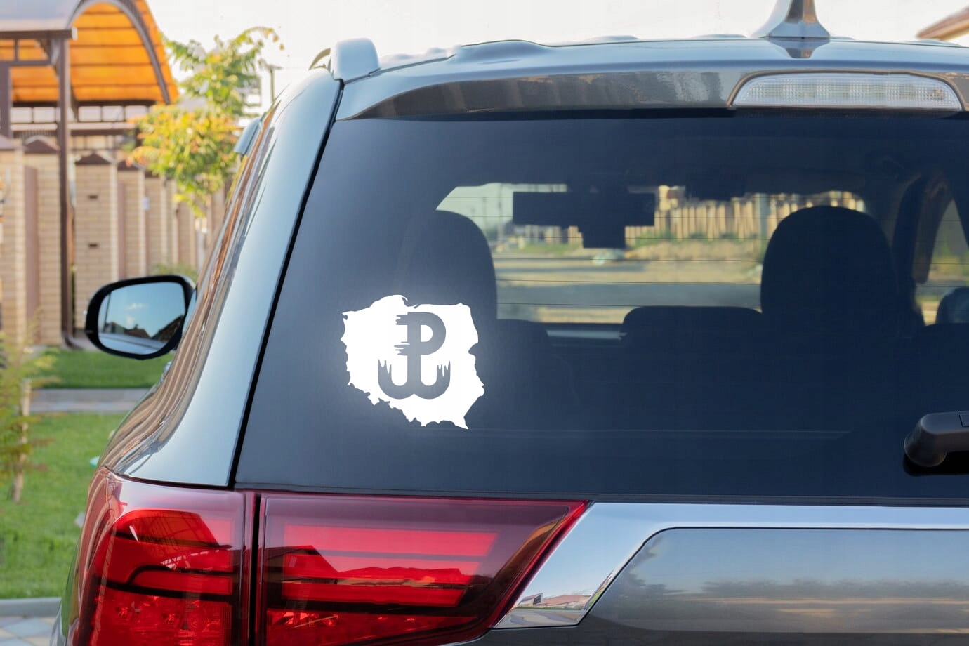 Naklejka Mapa POLSKA WALCZĄCA W04 na samochód na a Producent Inny