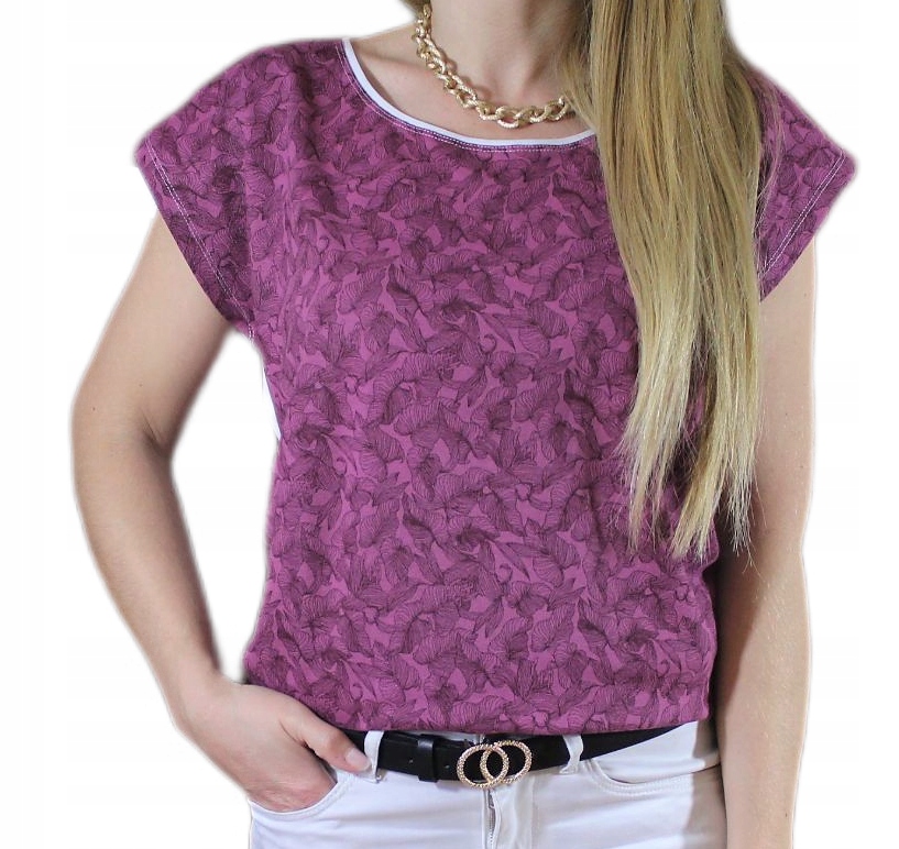 

Kobieca Modna Bluzka Koszulka T-shirt Dużo Wzorów