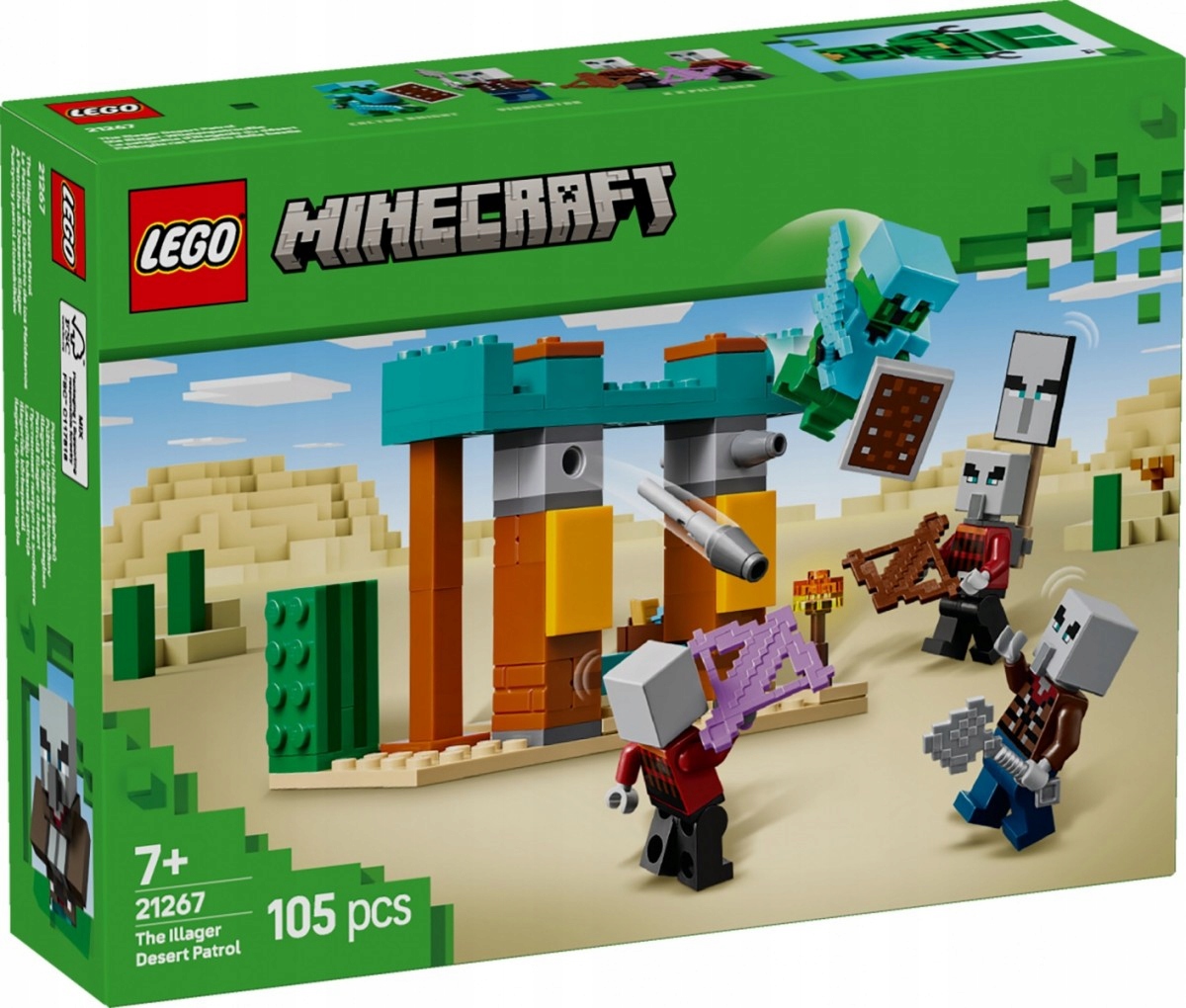Lego Stavebnice Minecraft 21267 Pouštní hlídka zlodějů
