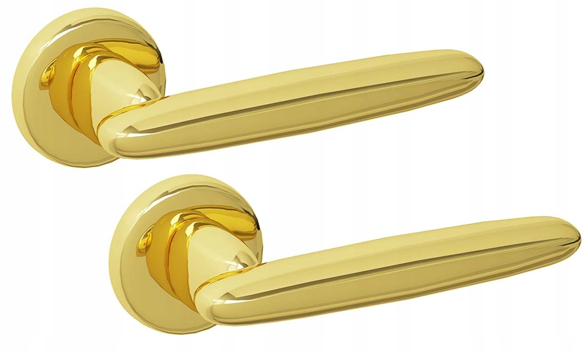 Nomet Luxury Line kľučka Otoka zlatá lesklá G3 rozeta okrúhla