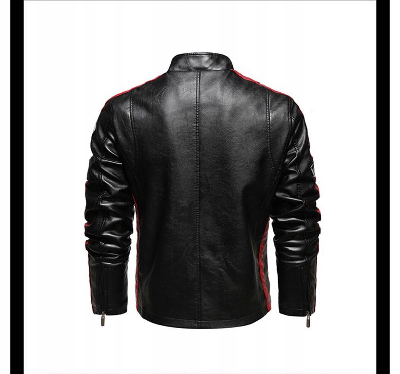 MĘSKA KURTKA MOTOCYKLOWA SKÓRZANA SPORTOWA Moda Model 188