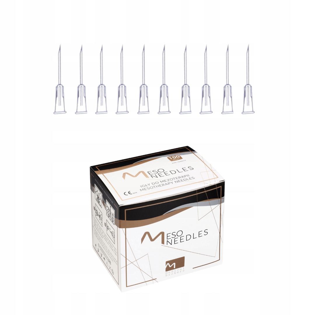 

Igły do mezoterapii 33G 0,2x4mm 10 sztuk