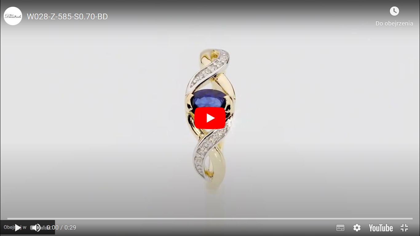 PIERŚCIONEK RUBIN BRYLANTY BIAŁE ZŁOTO 585 GRAWER Waga 2.3 g