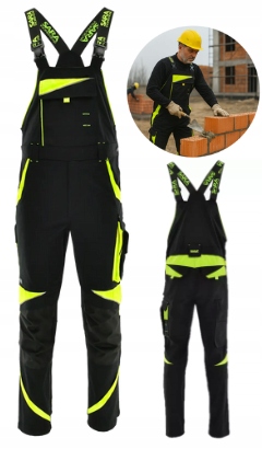 Pracovní kalhoty Zahradnické elastické Stretch reflexní Spandex Bozp 52