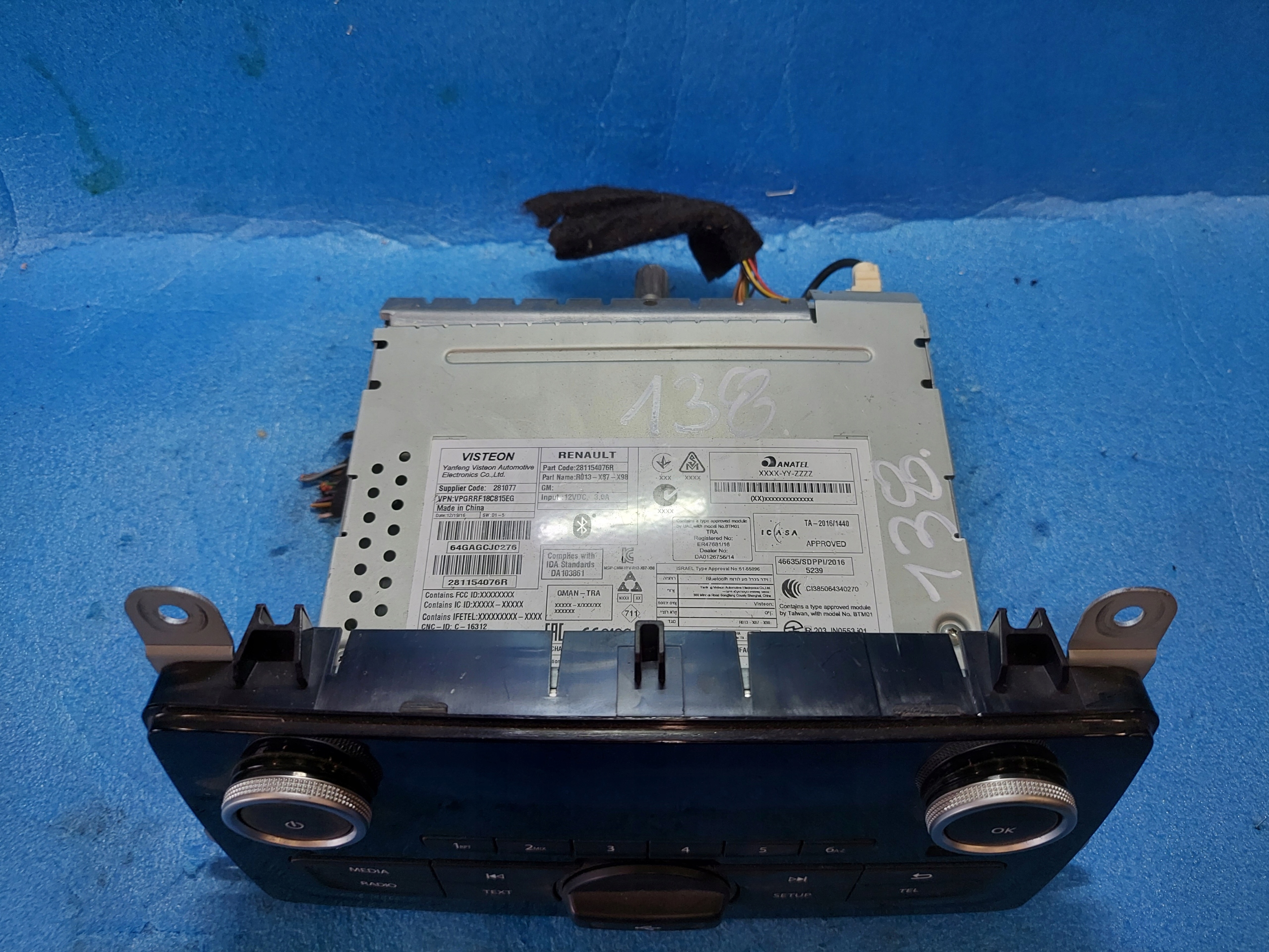 RADIO EKRAN CLIO IV 281077