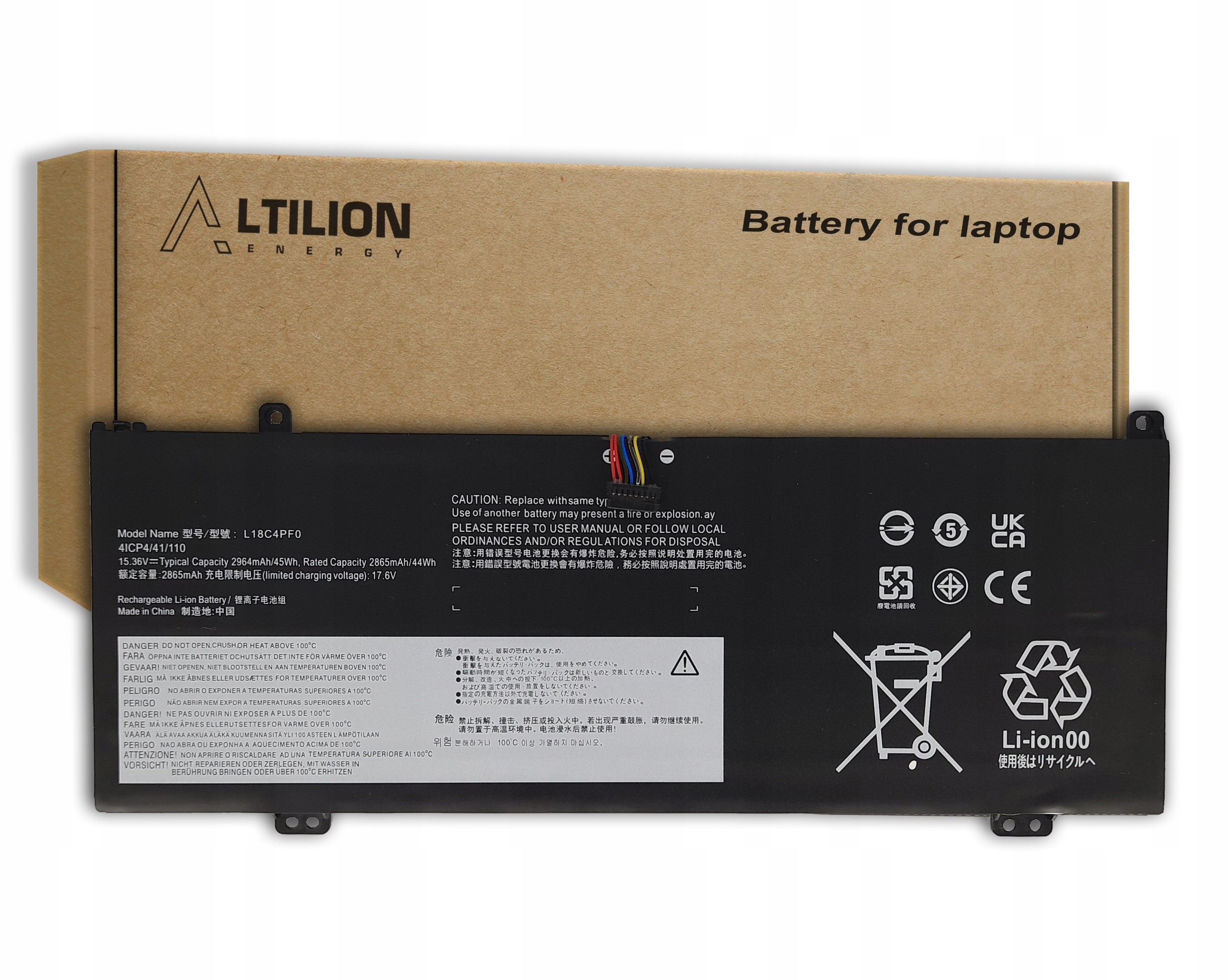 Baterie Altilion Energy L18C4PF0 kompatibilní s Lenovo