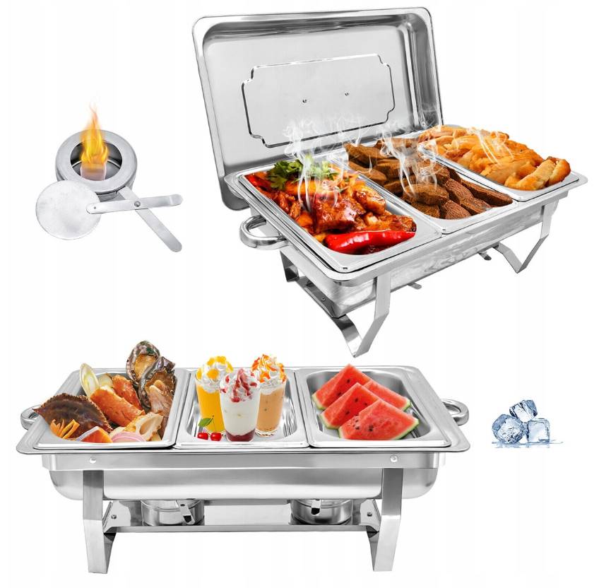 Ohřívač pasty Gn 1/3 – 9L, Nerezová Ocel, nádoba Gn 1/3