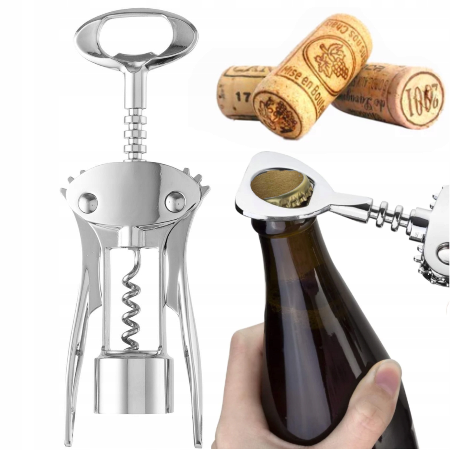 

BergHOFF Korkociąg Otwieracz Do Butelek Wina