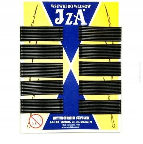 

Wsuwki do włosów proste 6 cm 100 sztuk Czarne