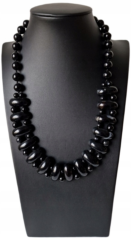 Sardonyx Onyx Přírodní Náhrdelník Kleopatry Etnické Inspirace Ochrana