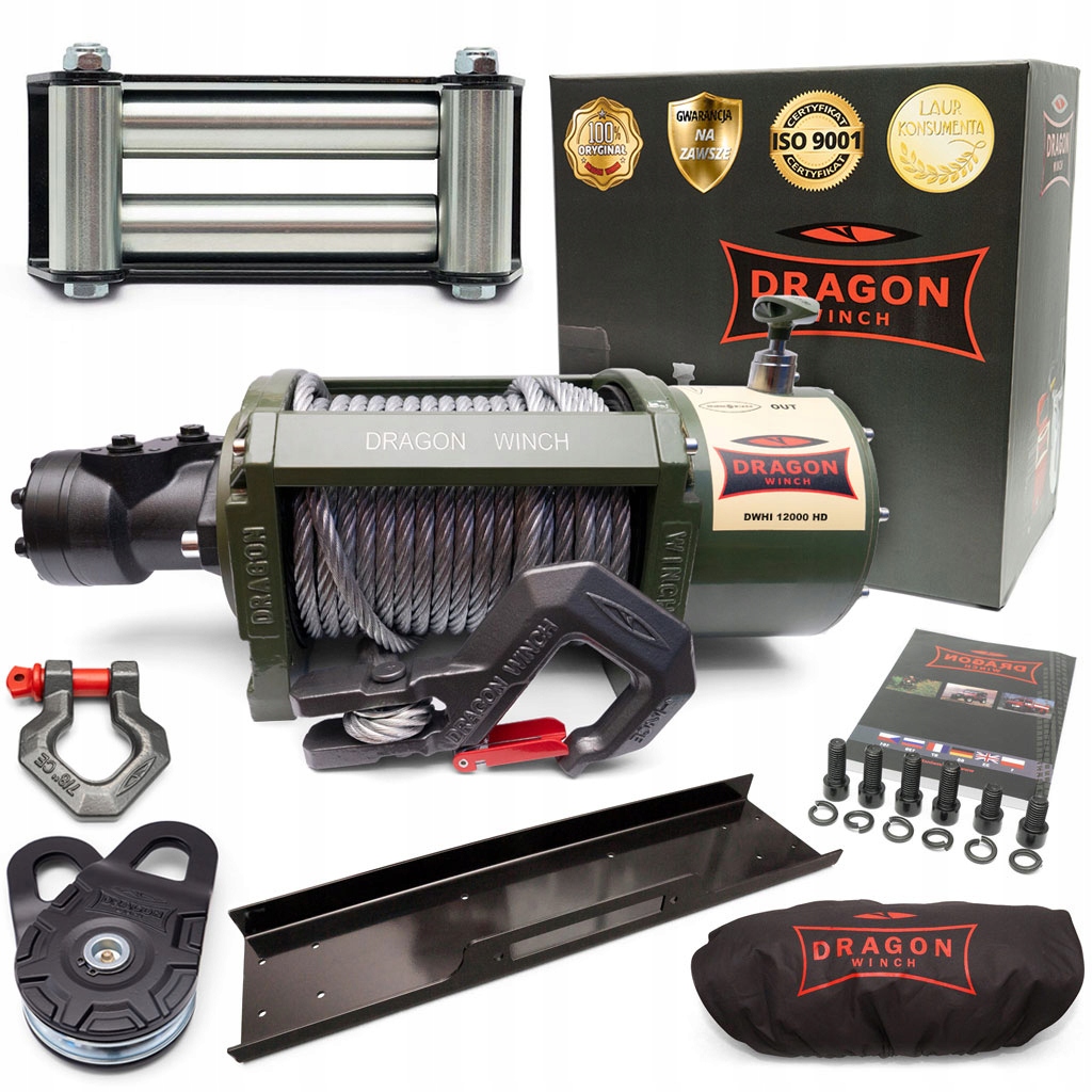 5,5T Hydraulický Naviják lanový naVIJÁK lebiodka automobilová traktory