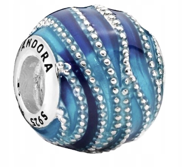 Přívěsek Pandora Modrá Vlna 797012 Enmx