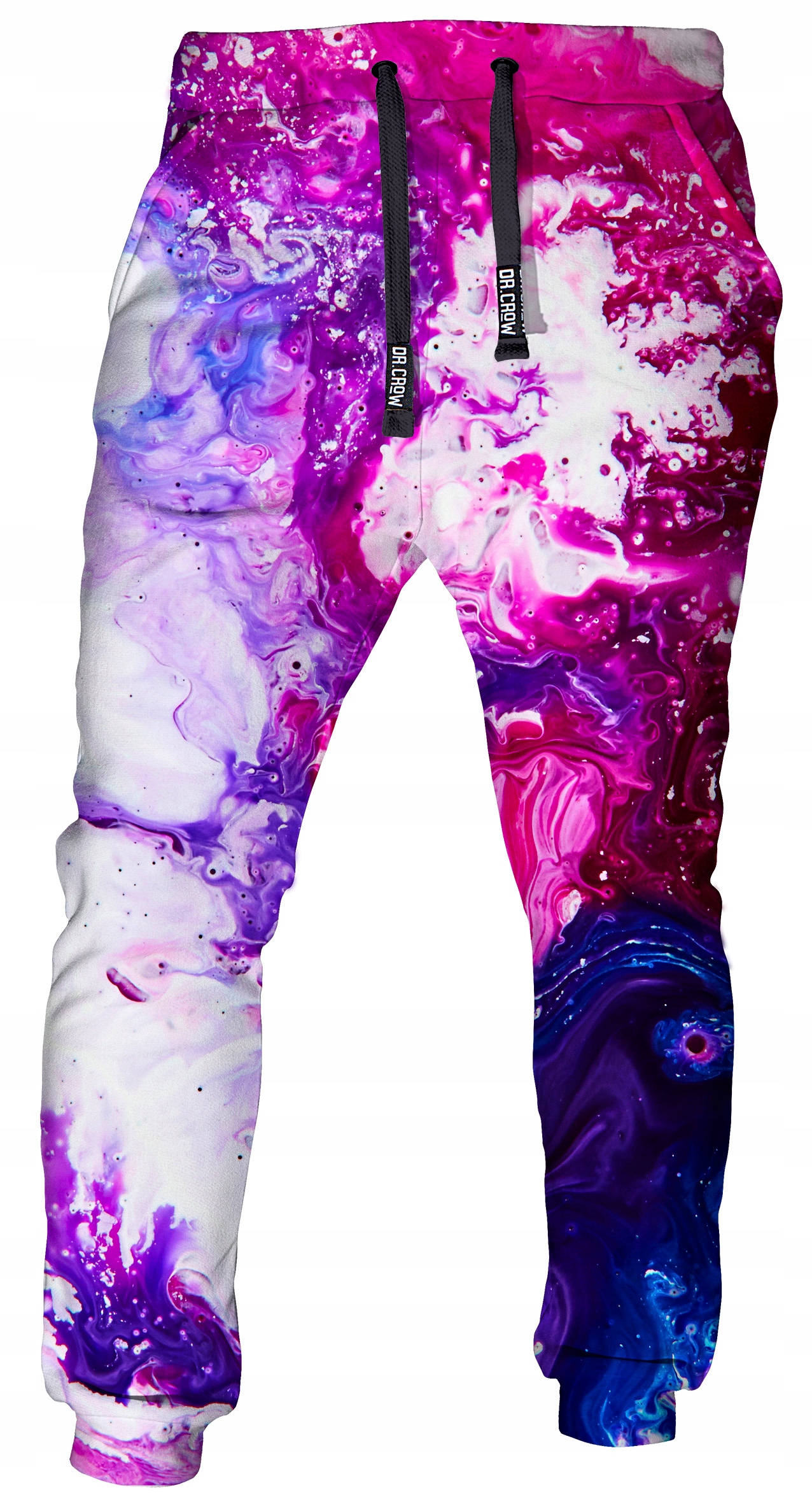 

D Spodnie Dresowe Print Dr.crow Akwarel Marble Xs
