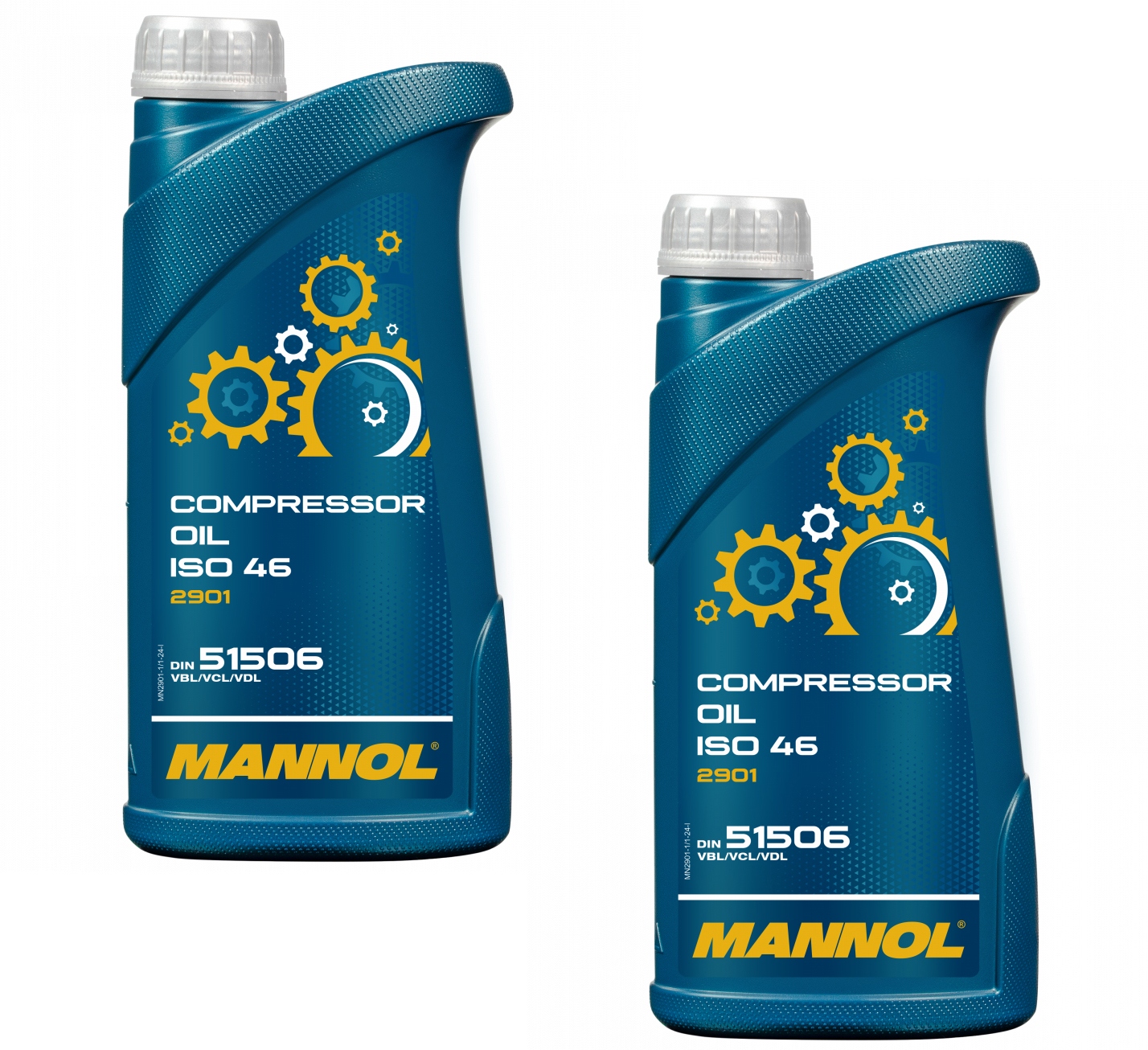 2× Olej sprężarkowy Mannol Compressor Oil ISO 46 1 l