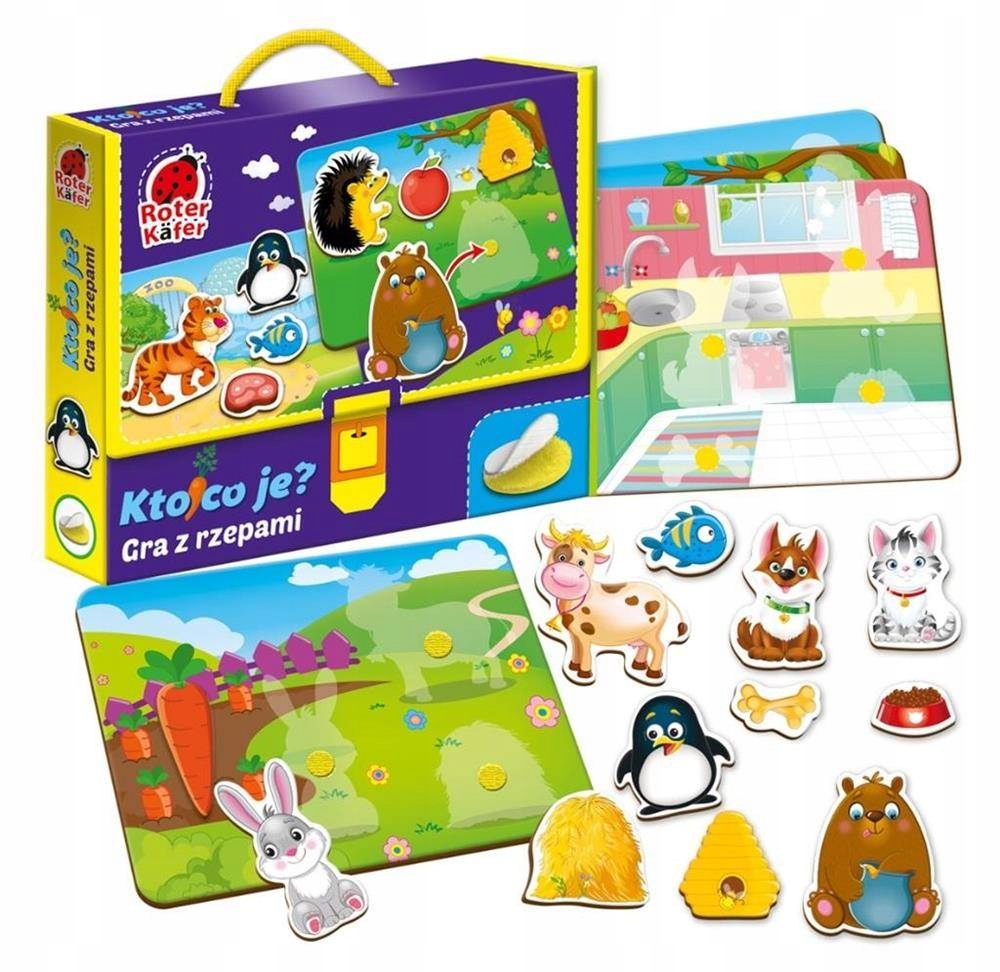 

Gra z rzepami Kto co je Gra Edukacyjna dla dzieci