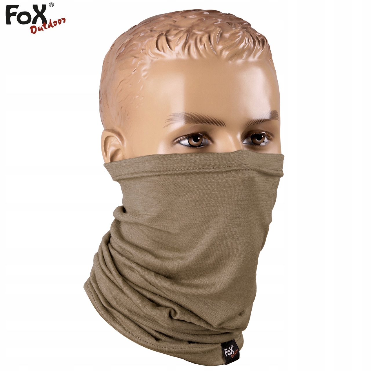 CHUSTA OCHRONNA KOMIN TERMOAKTYWNY SZAL MFH Fox WEŁNA MERINO LITE COYOTE Skład materiałowy Wełna Merino