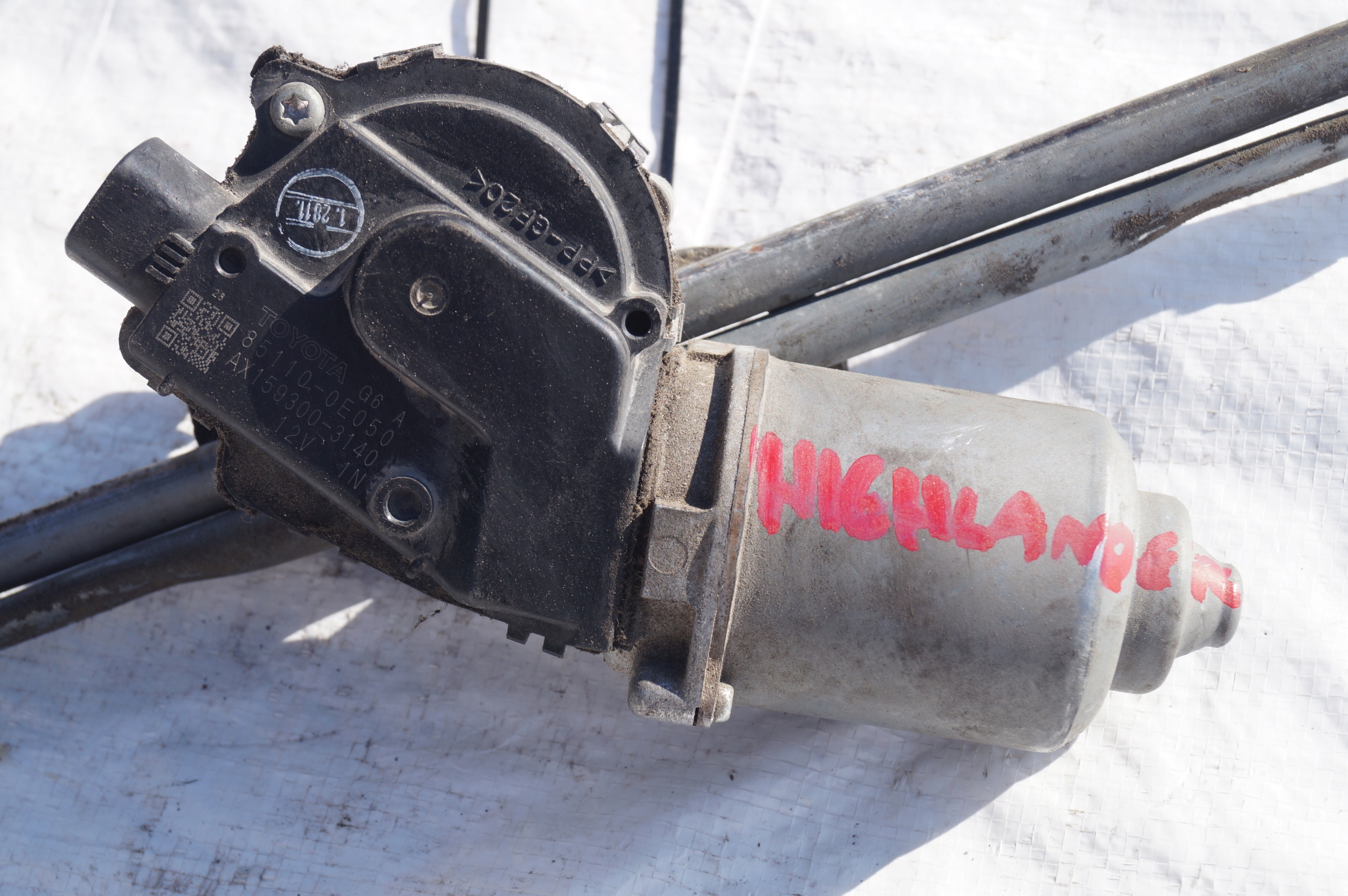 Motor Wischer vorne TOYOTA HIGHLANDER II 2