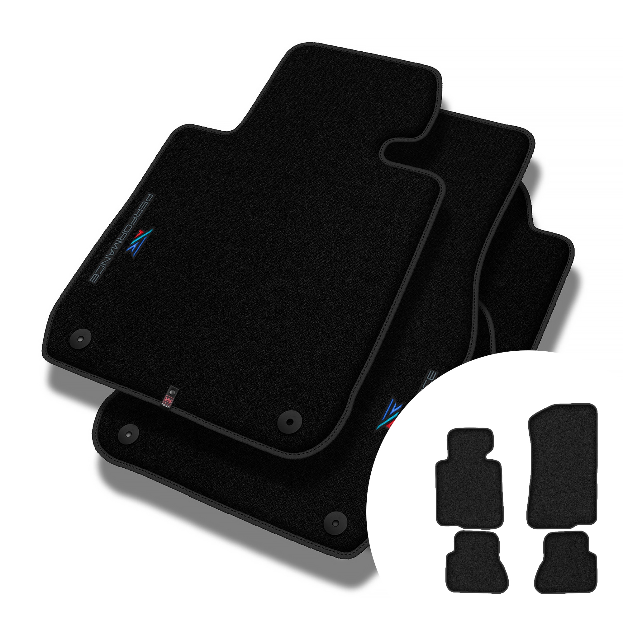 Velurové koberce Performance Premium pro Bmw řady 3 E46 1998-2001