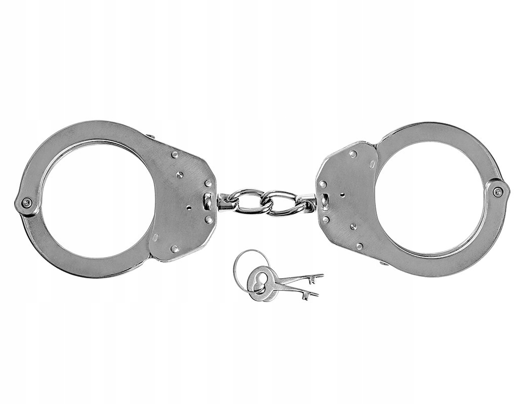 Řetízkové pouta Esp niklované s pouzdrem (HM-01 Set)