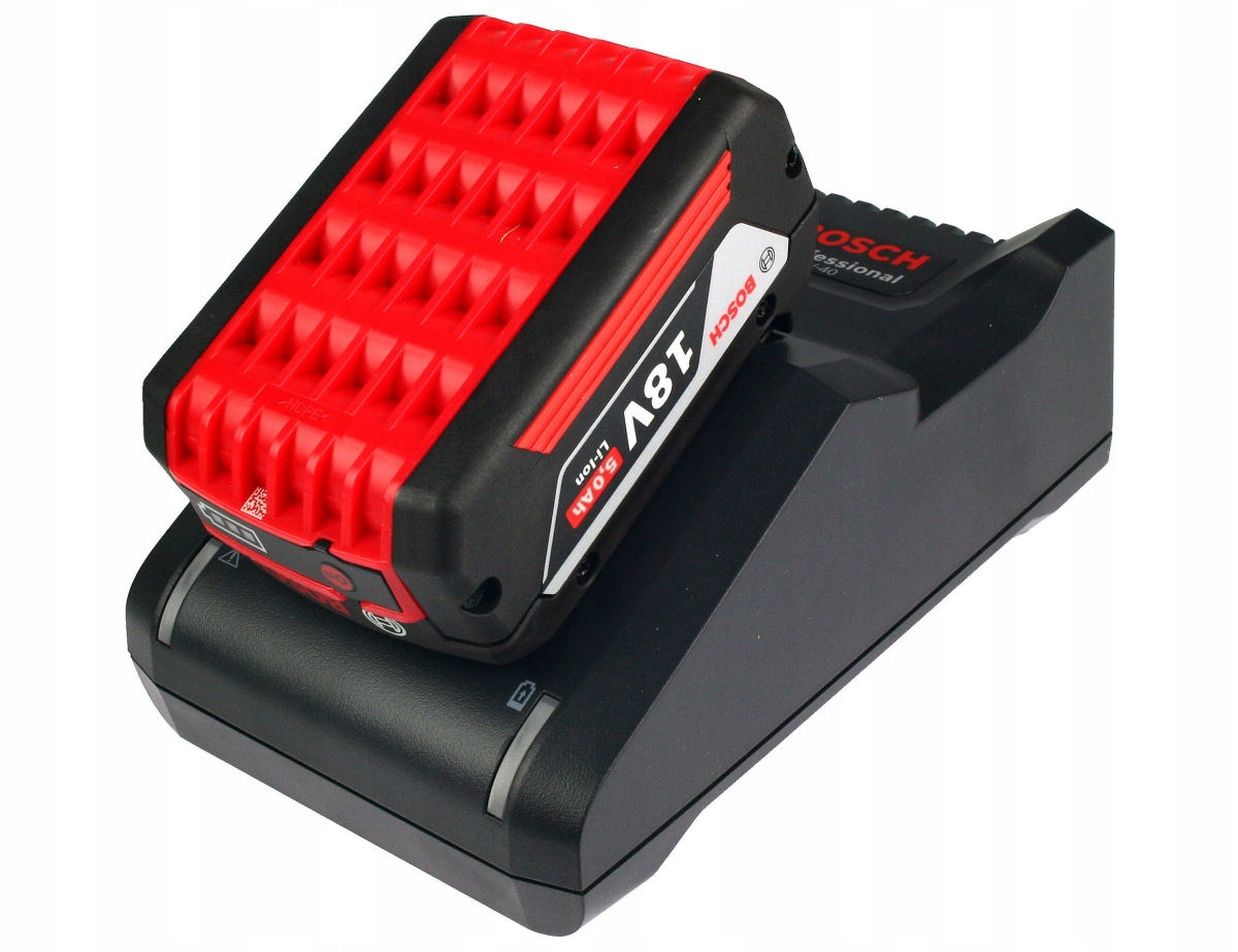 BOSCH GBH180-LI + GWS18-125V-LI 2x5,0Ah TORBA Prędkość obrotowa 1800 RPM