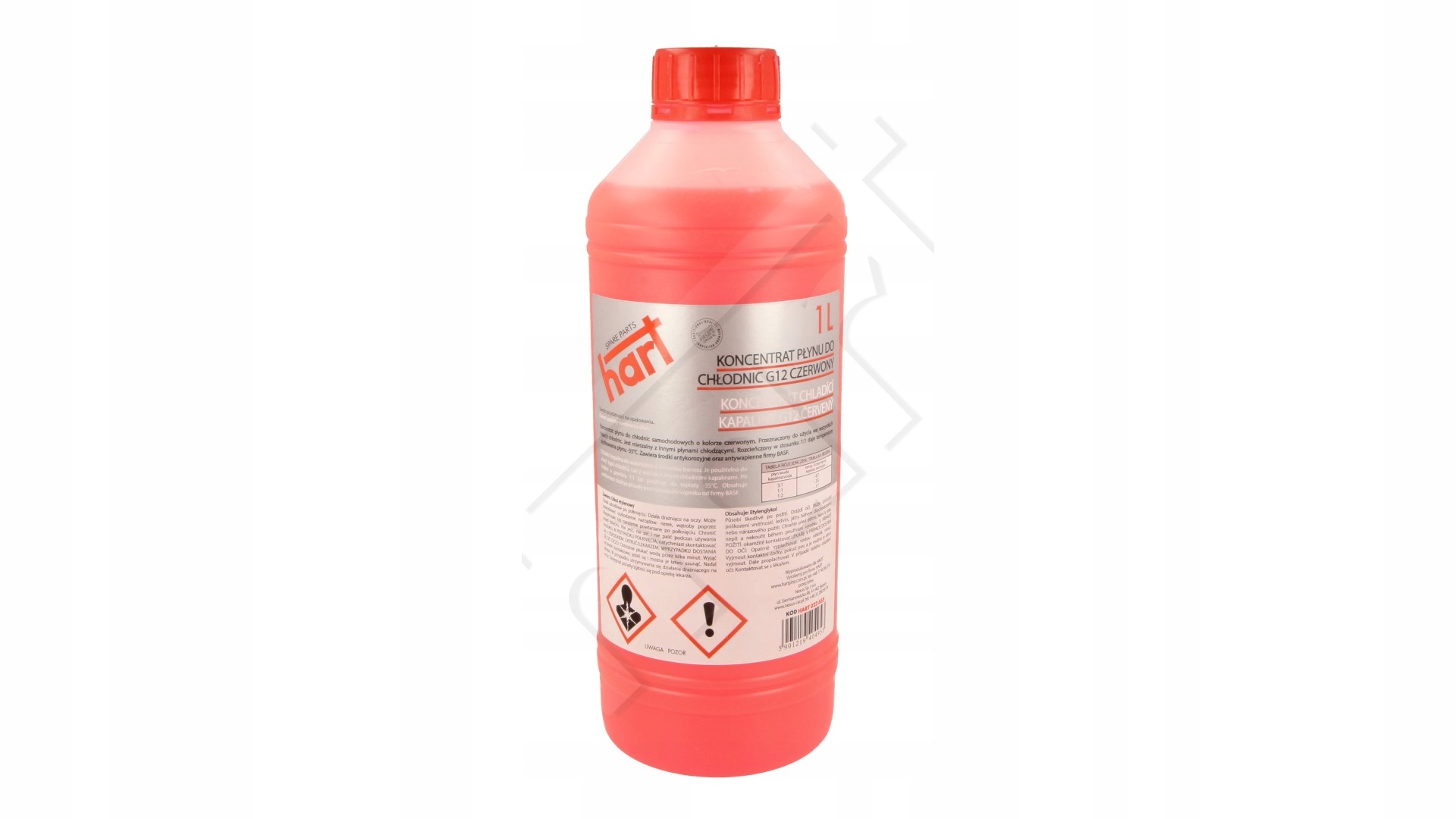 Płyn do chłodnic G12 -35°C czerwony 1l Koncentrat