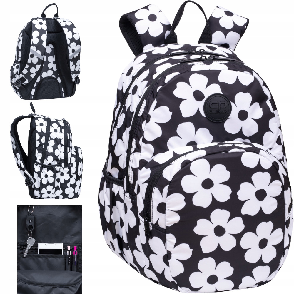 Plecak szkolny młodzieżowy tornister CoolPack Flores Jasmine damski