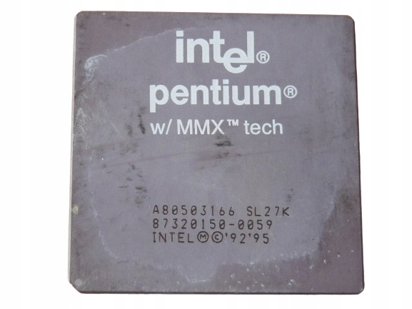 Procesor Intel Pentium MMX 166 1 x 0,16 GHz