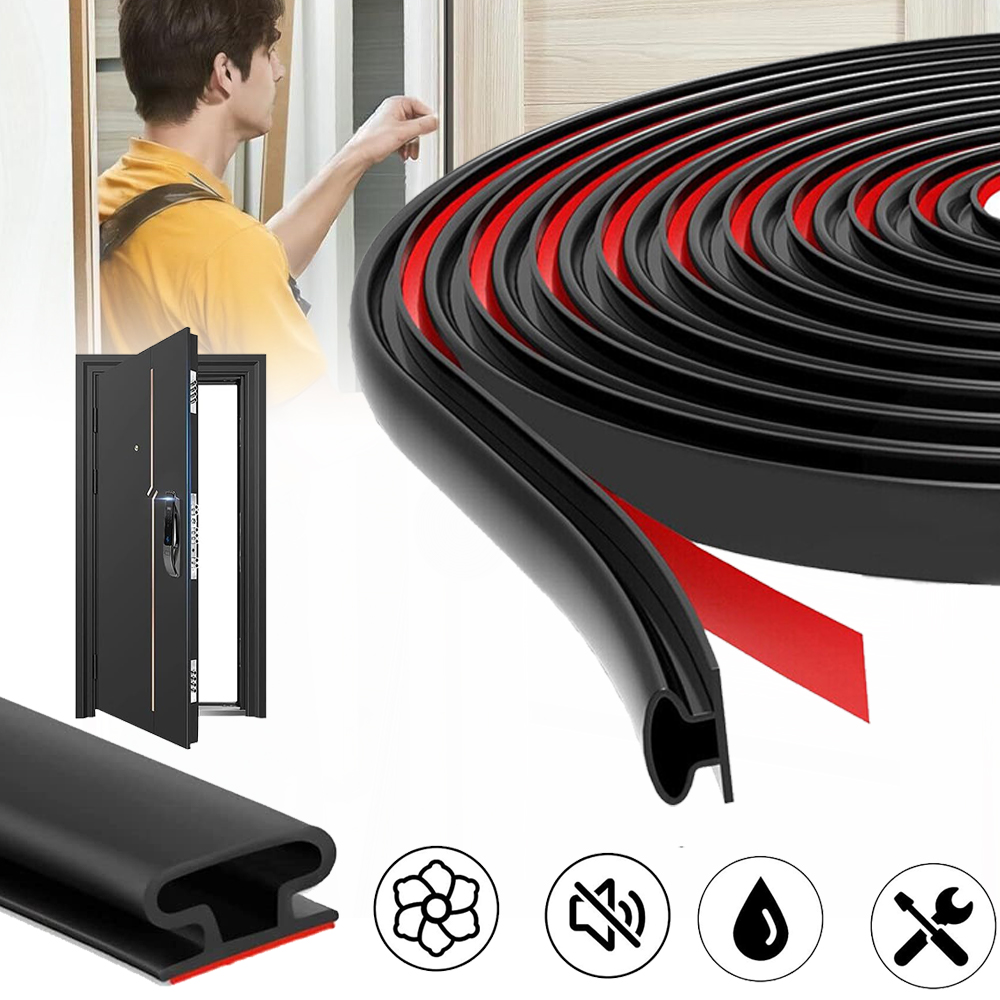 SAMOPRZYLEPNA USZCZELKA DO DRZWI, 10M, TAŚMA USZCZELNIAJĄCA DO DRZWI, OKIEN