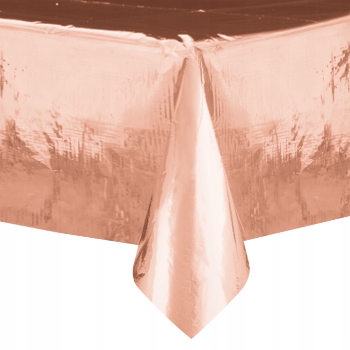 

Obrus foliowy metaliczny Rose Gold 274x137 cm