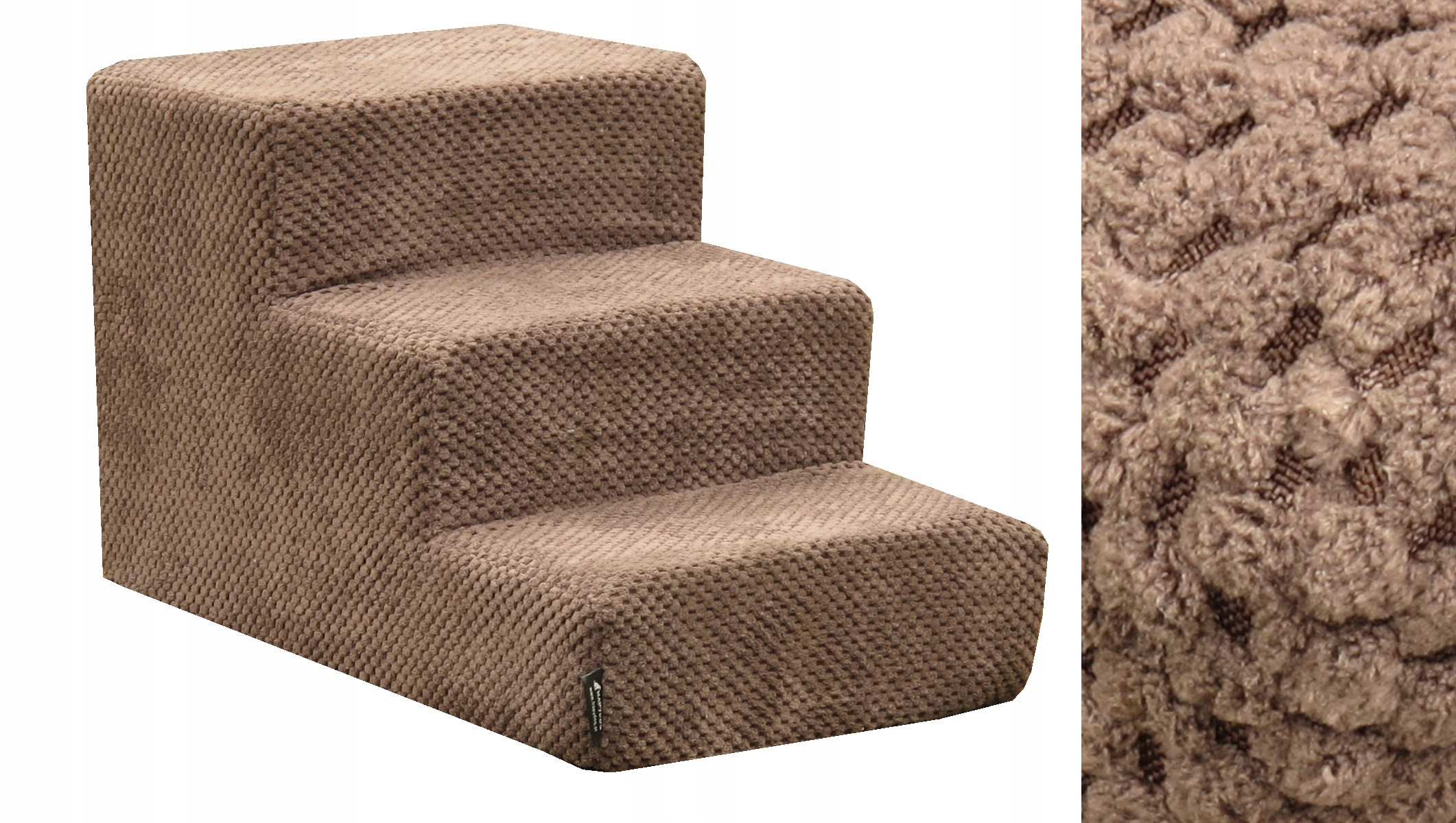 Schodki/schody dla psa Sztruks Brąz