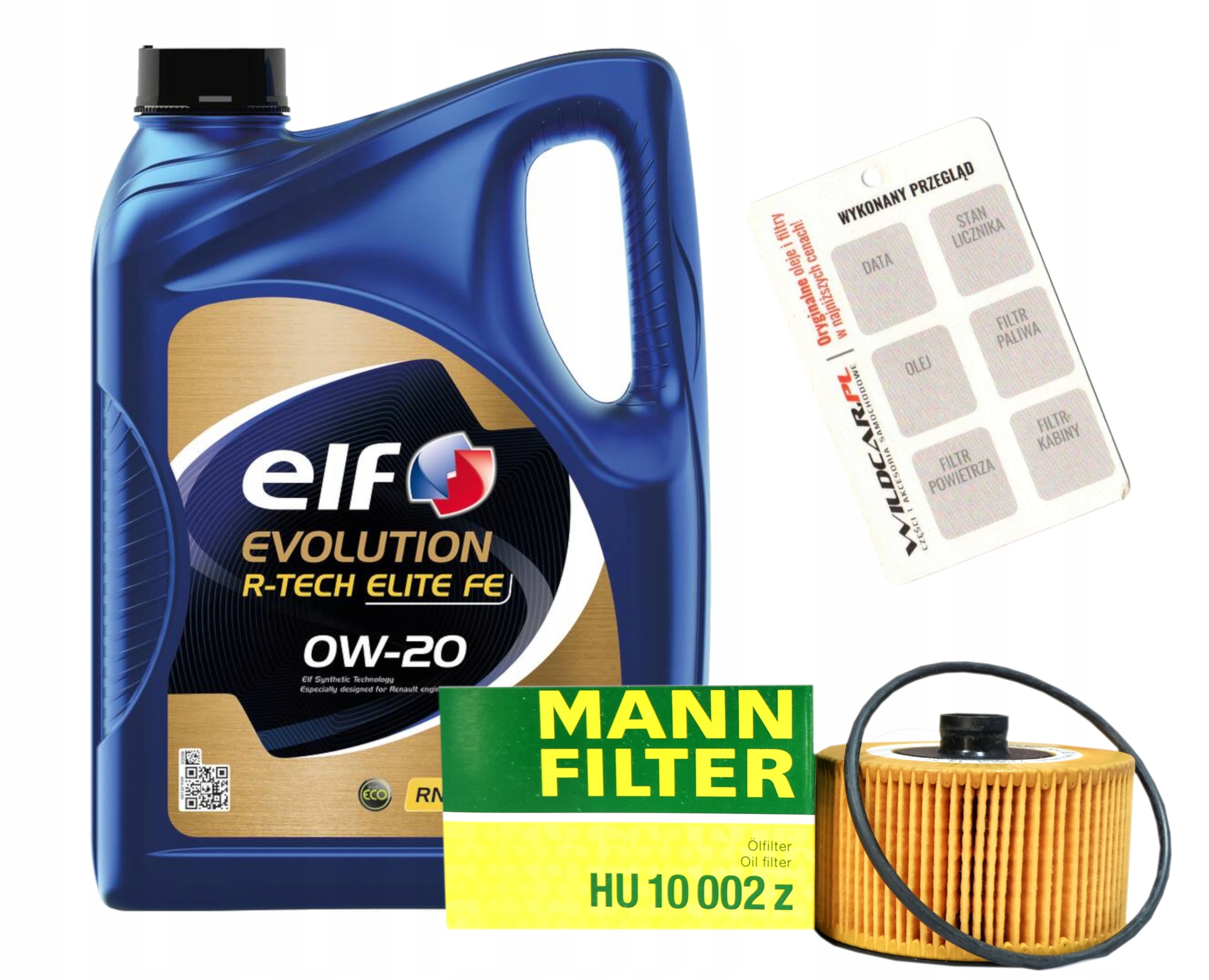 Olejový filter Mann olej 0v20 Elf Elite Fe Dacia Logan Sandero II III 1.0