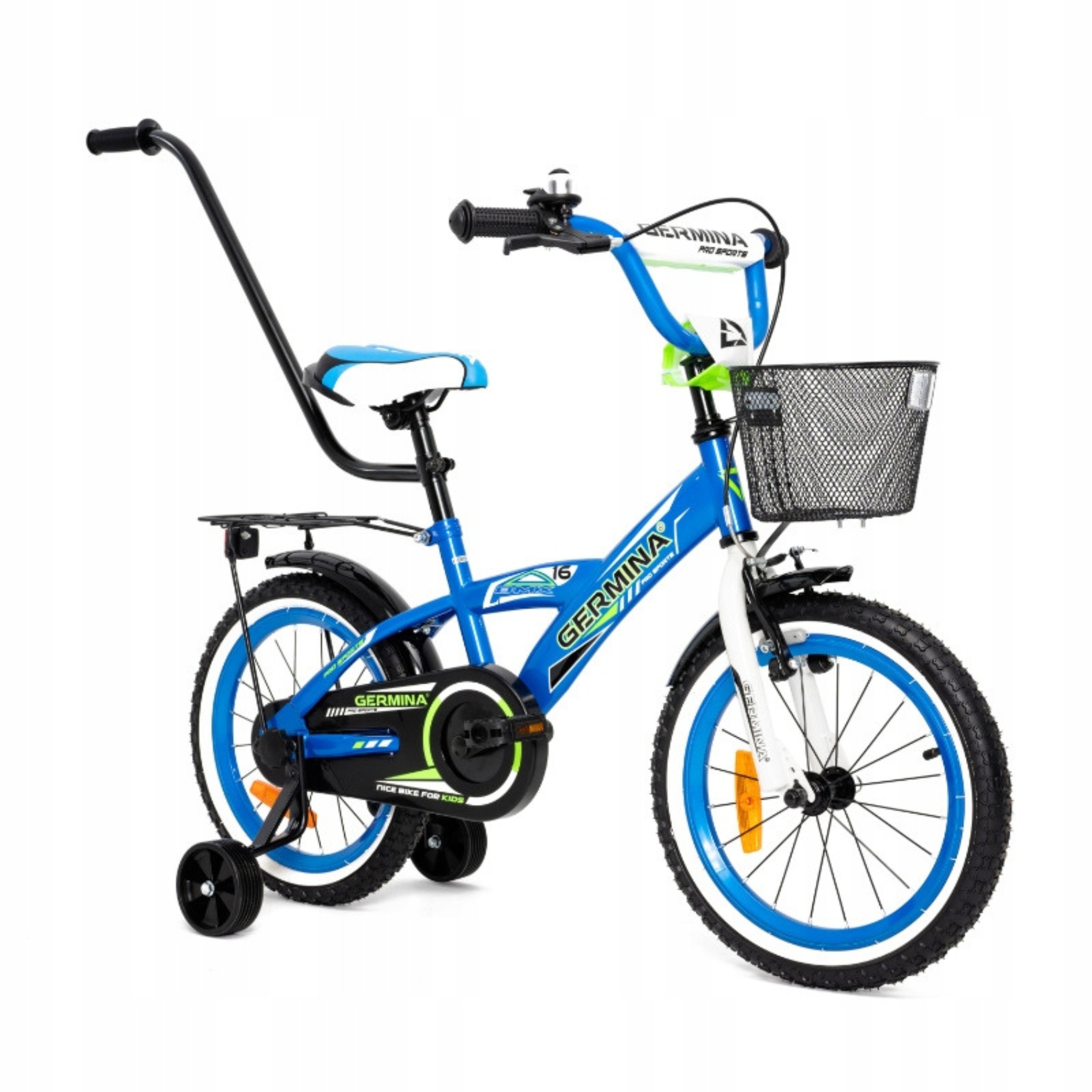 Rower Dziecięcy Bmw Germina 16" Niebieski Rower Dla Dzieci