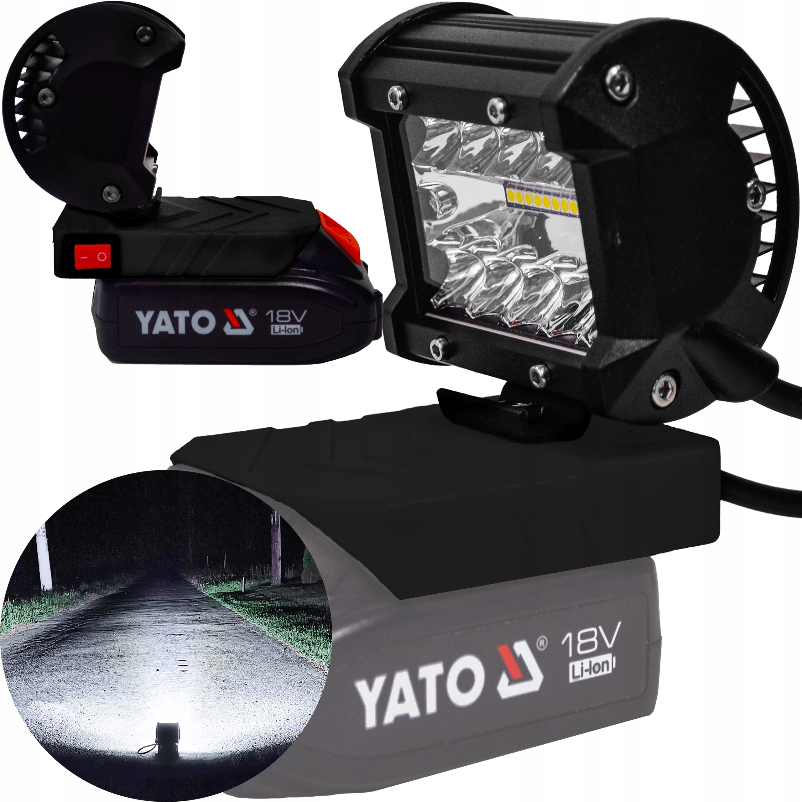 Lampa Pro Yato 18V Halogen Pracovní Led Max