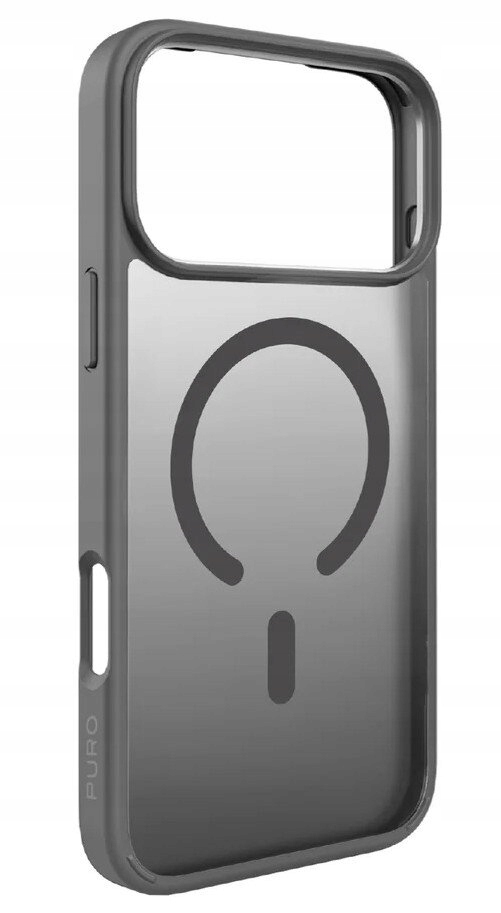 Etui Puro Gradient Tpu kompatybilne z MagSafe na iPhone 17 Pro szare Puro