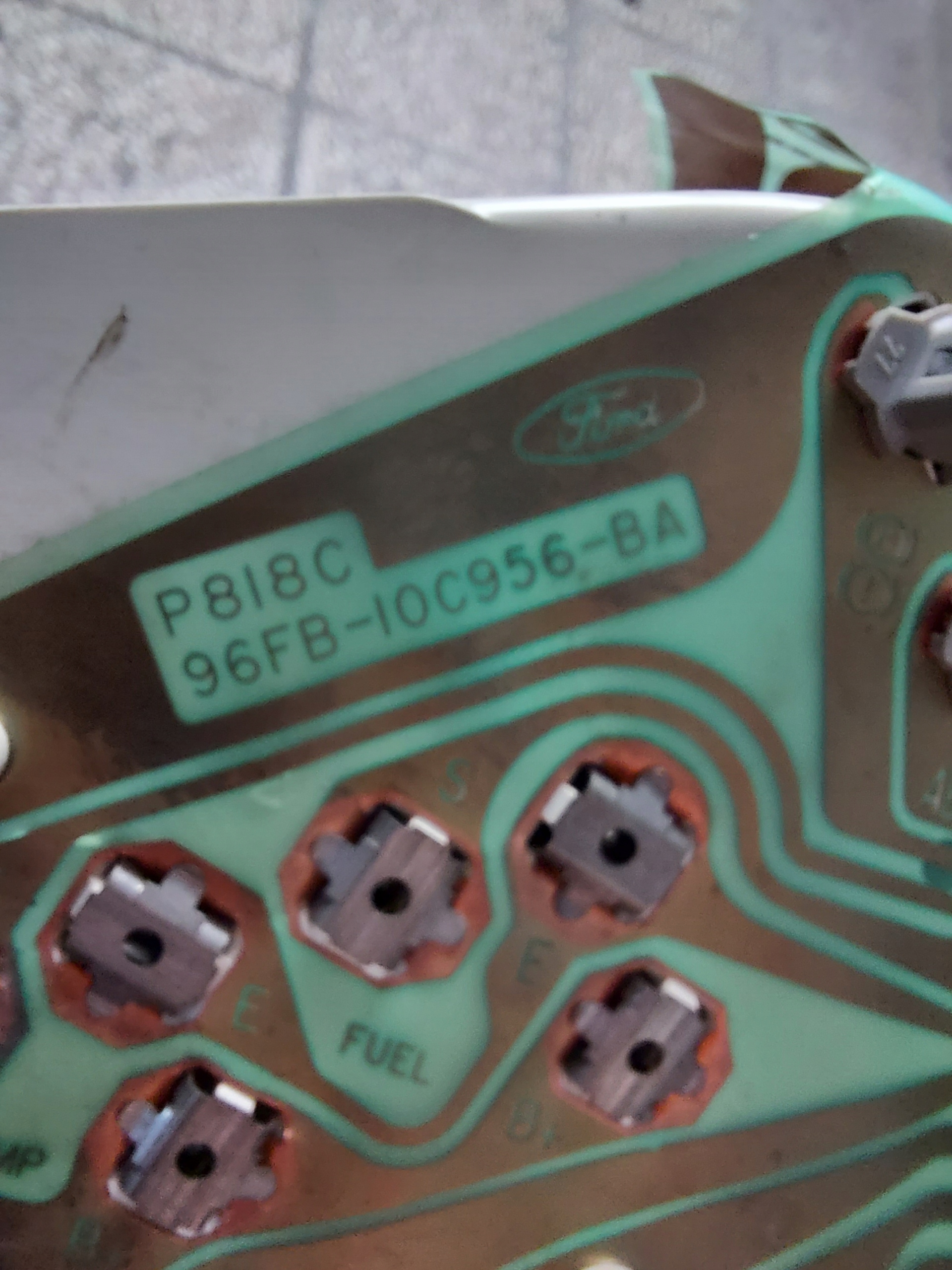 dials clock FORD ESCORT 96FB-10C956-BA ANGLIK