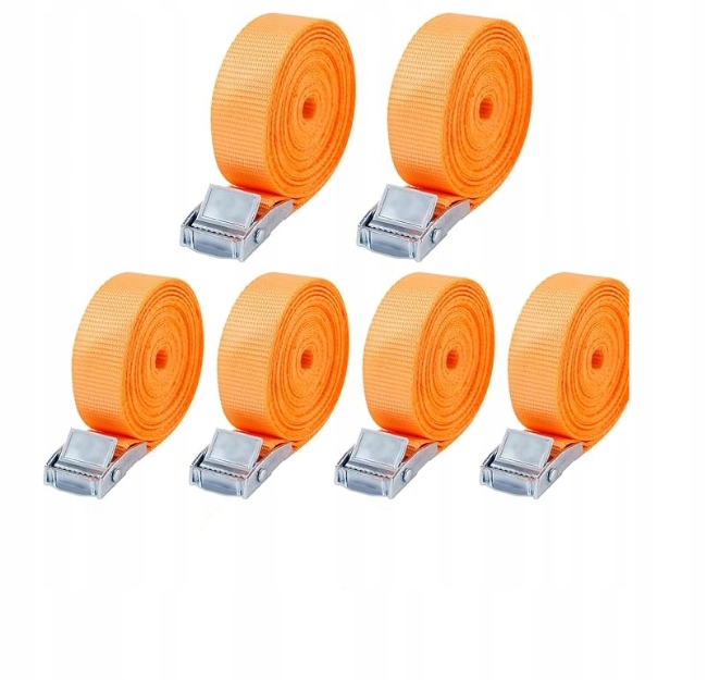 Pas Pasek Transportowy Samozaciskowy Z Klamrą Zestaw 6 Szt 25MM X 2M