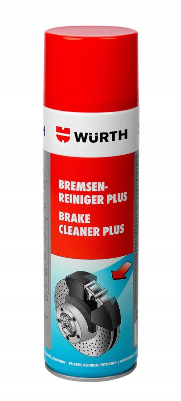 

Zmywacz Do Hamulców Wurth Plus 500ML Uniwersalny