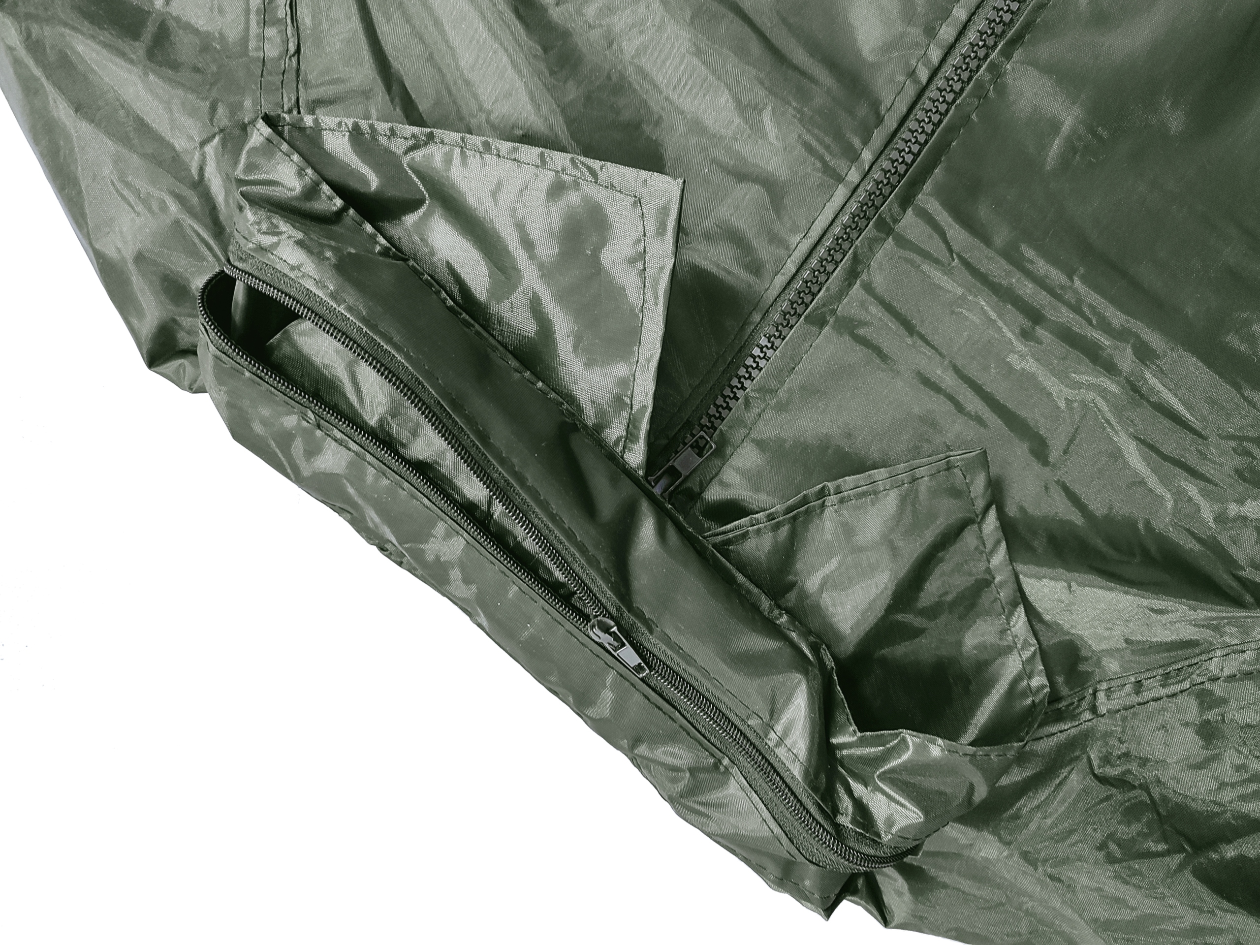 KURTKA PRZECIWDESZCZOWA ZIELONA Z KAPTUREM rozmiar: XXL Kod producenta KTN GREEN