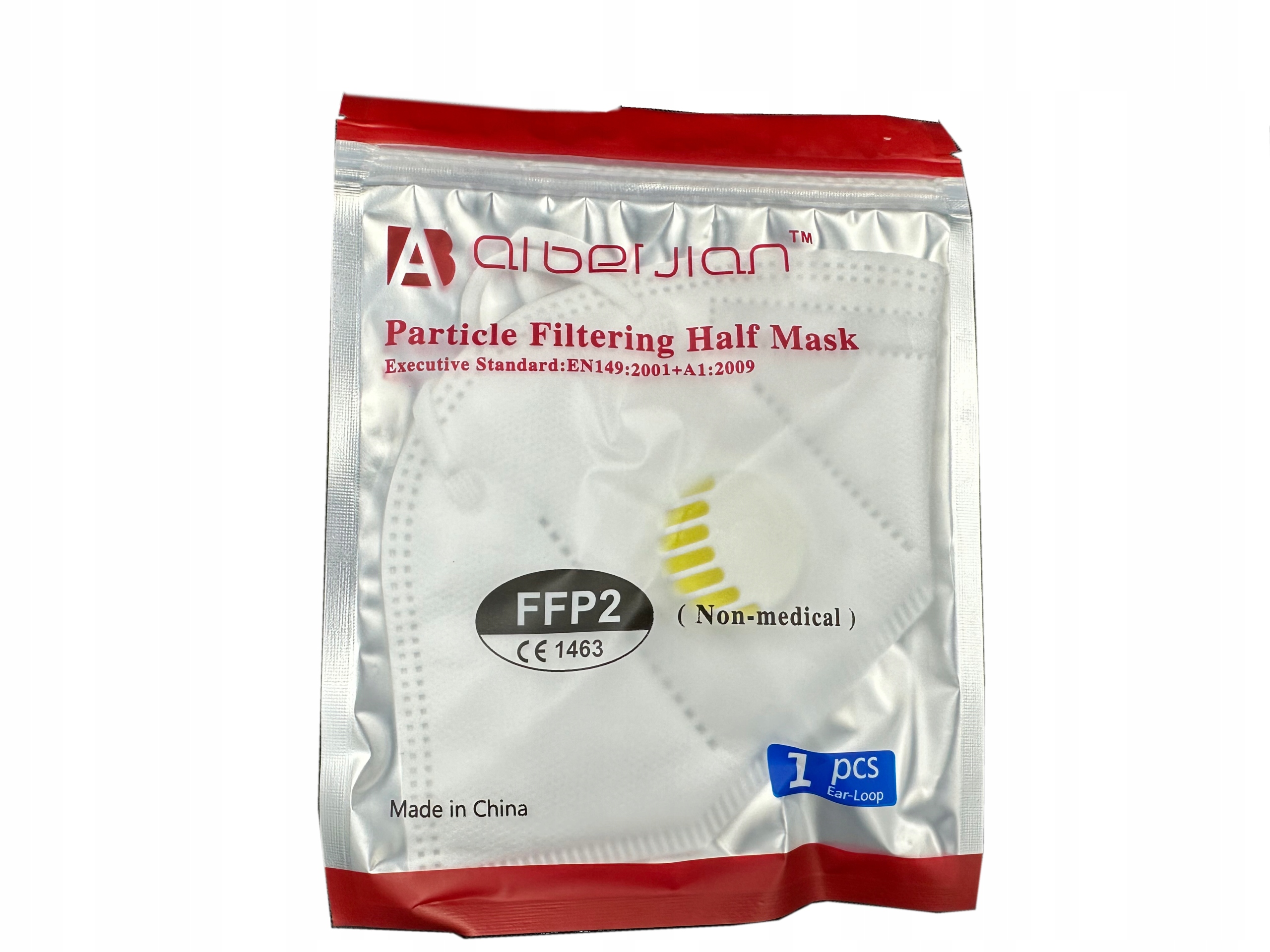 MASKA KN95 MASECZKA FFP2 Z ZAWORKIEM x 10szt PAKOWANE ODDZIELNIE Marka inna