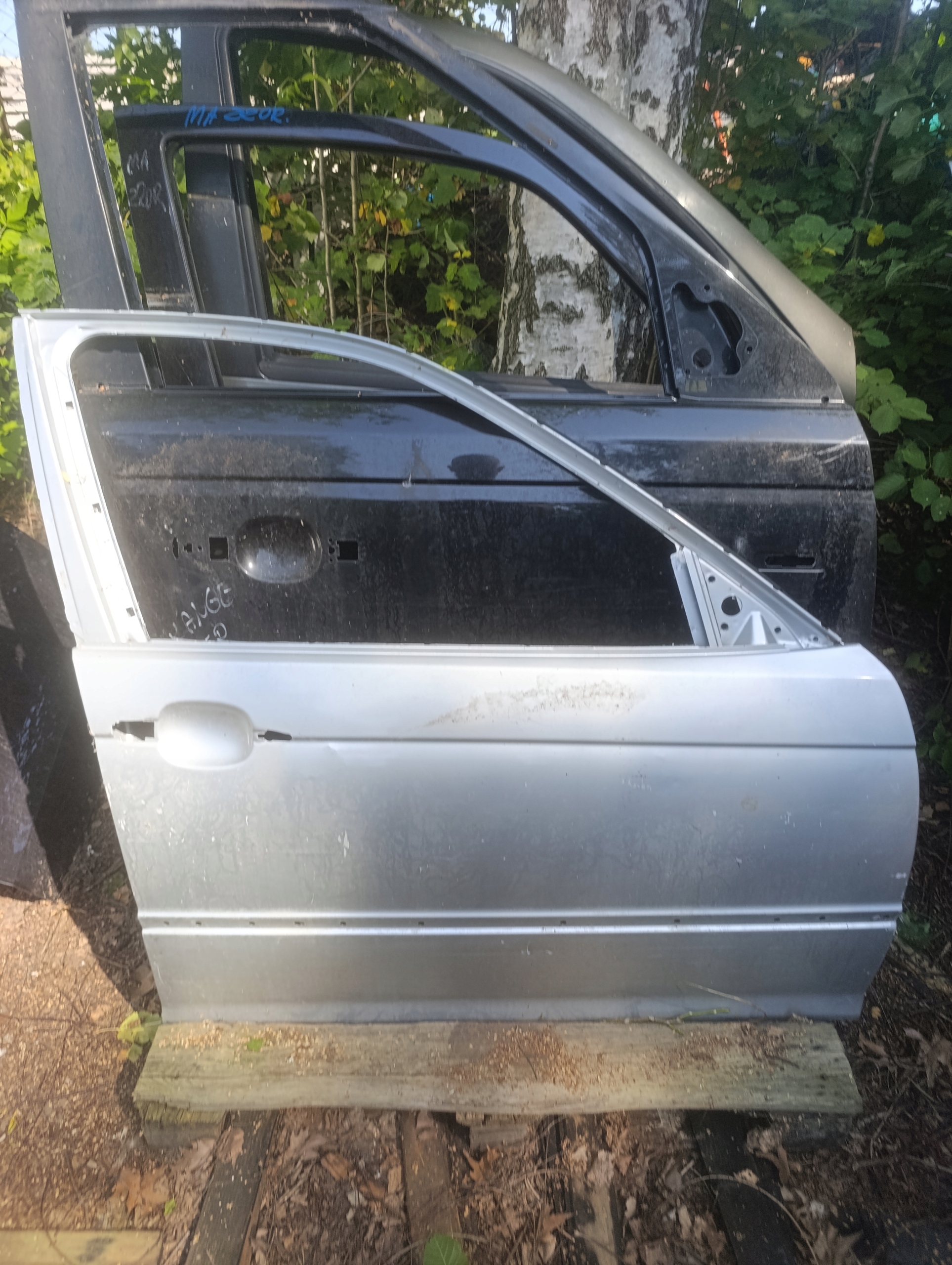 door right front front right BMW E39 silver