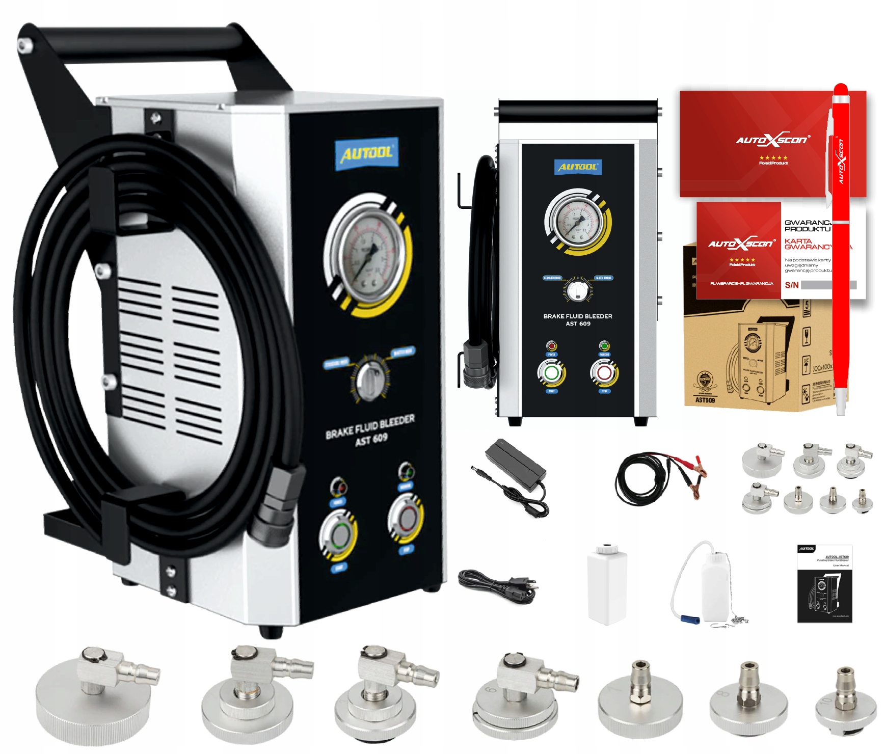 DYNAMICKÁ VÝMĚNA BRZDOVÉ KAPALINY AUTOOL AST609