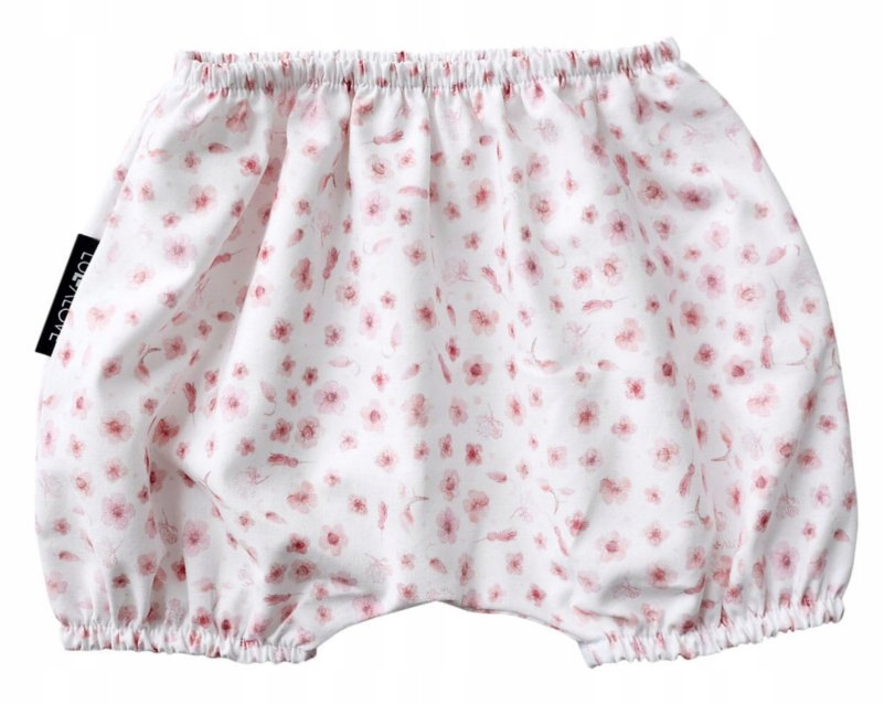 

Lullalove Bloomersy Spodenki 6-12 M-cy Kwiaty Róż