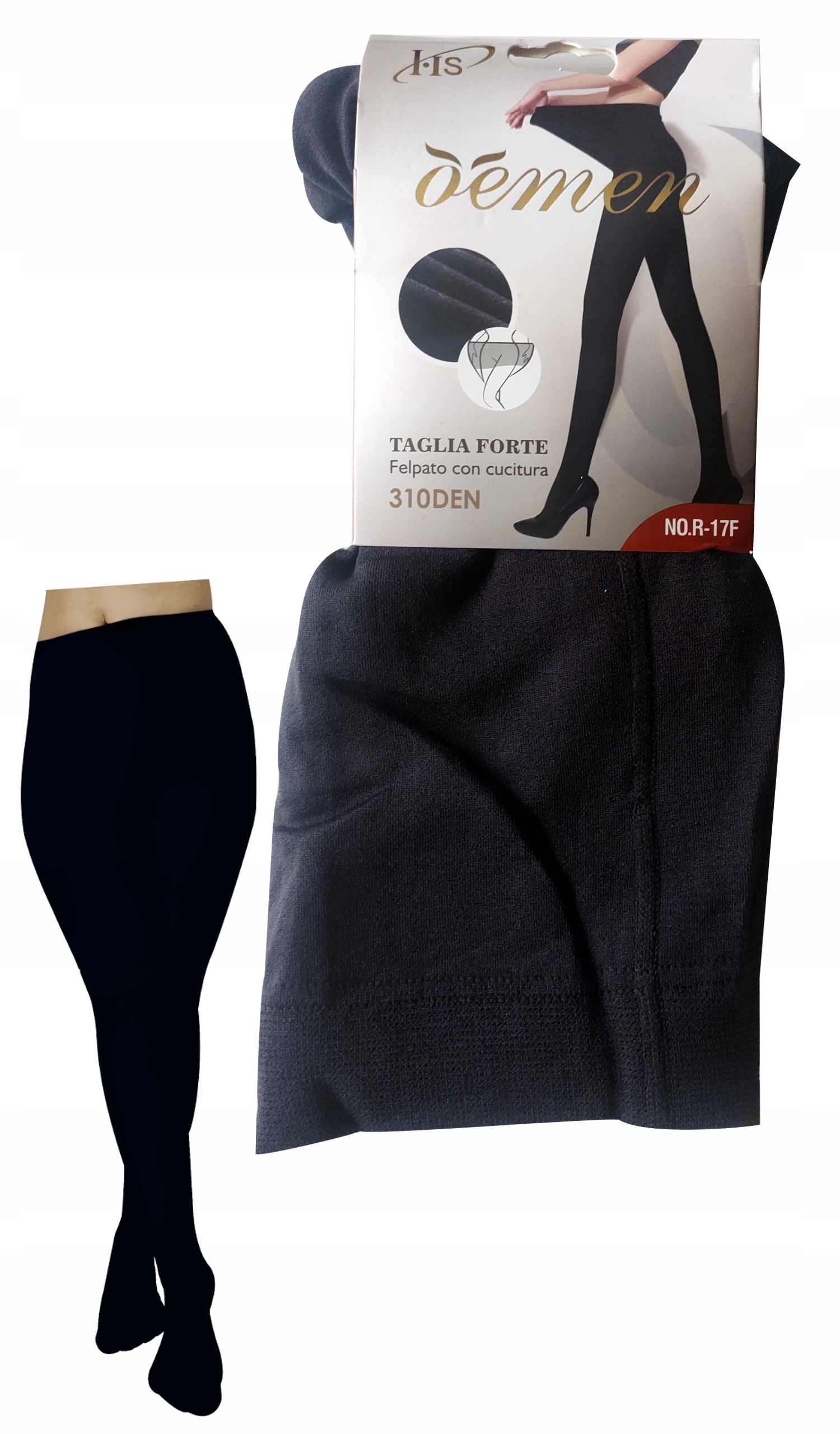 

Ciepłe Grube Szare Rajstopy Z Polarem 310 Den