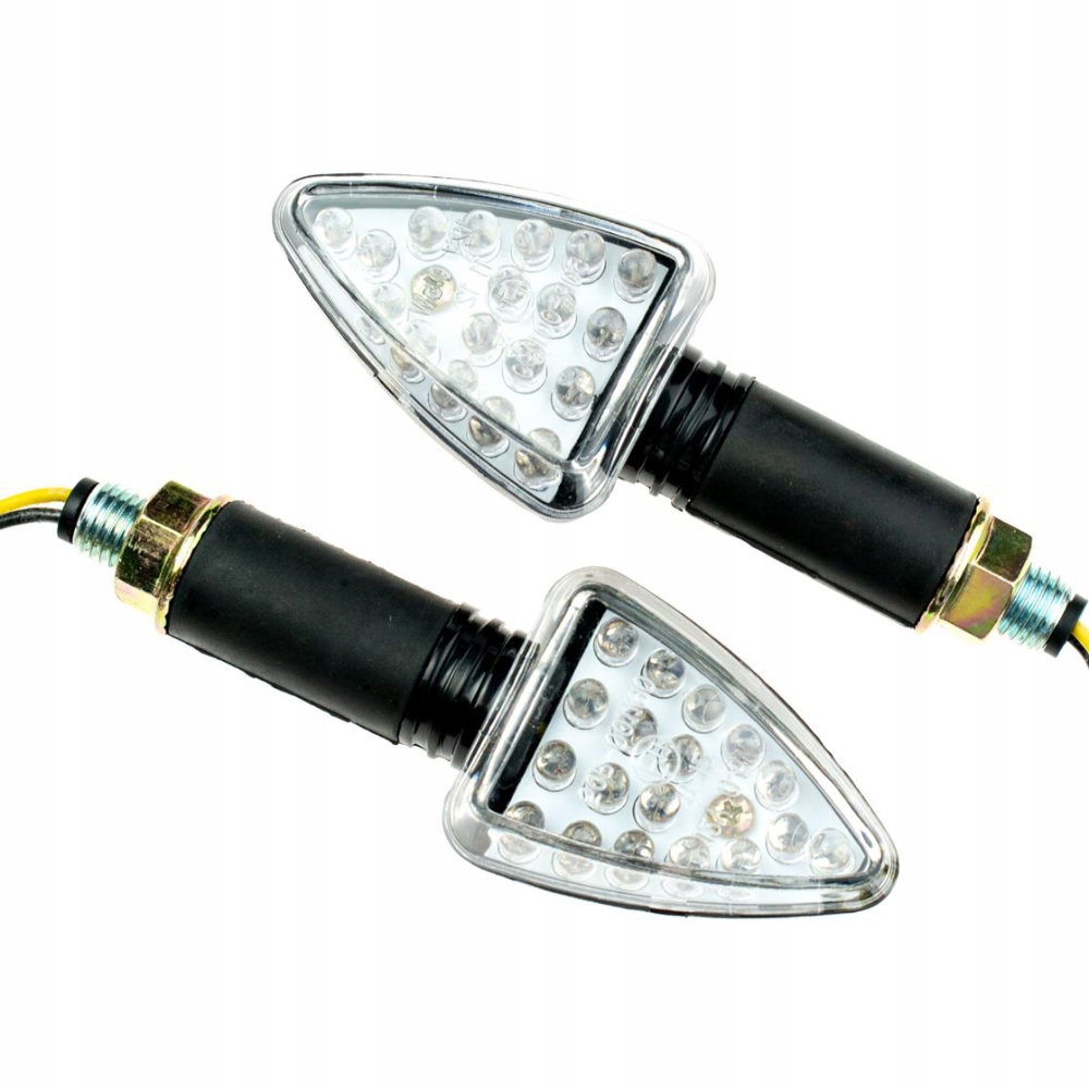 Kierunkowskazy Motocyklowe Led czarne 15 diod 2szt
