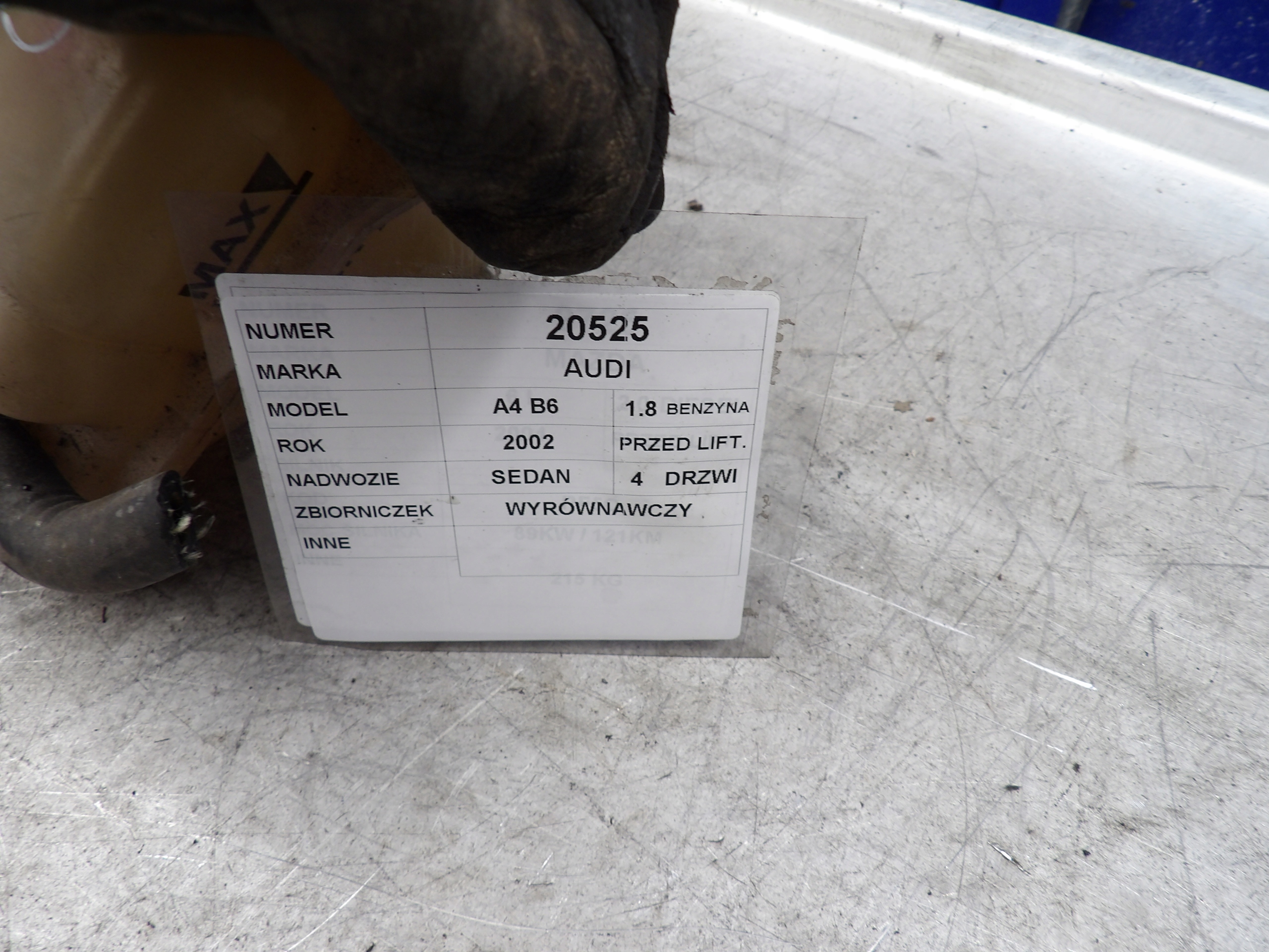 Audi A4 B6 Scheibenwaschbehälter 1002230003