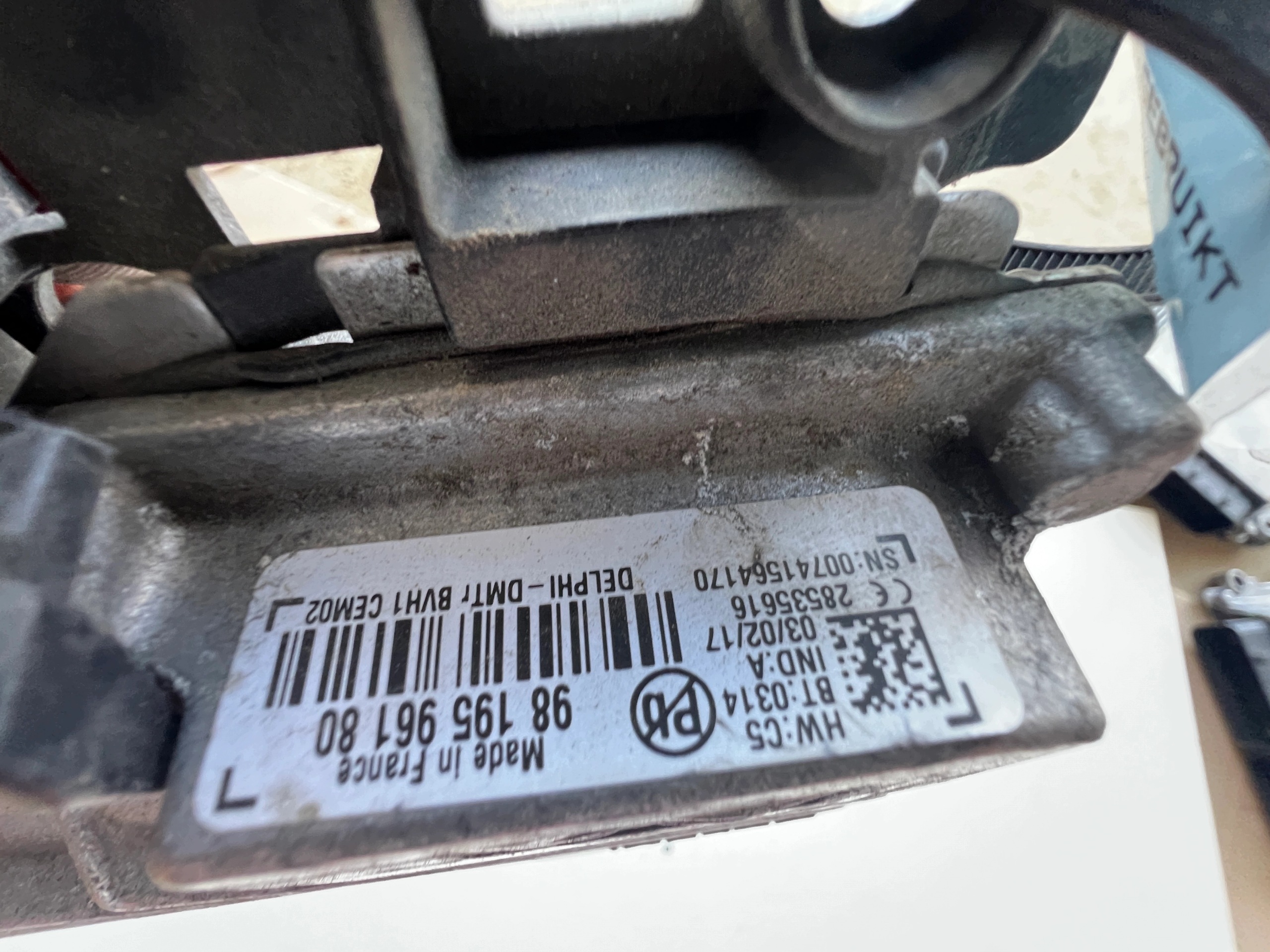 CITROEN C3 modulo START STOP HN01 1.2 9819596180 28535616 computer ECU